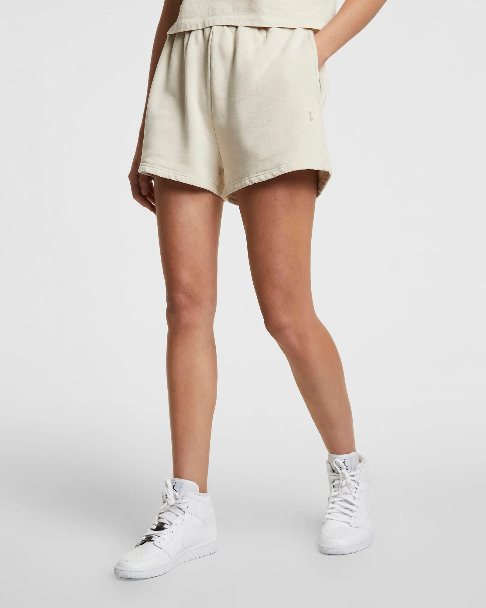 Lounge Fit Elastic Band 3 X 4 TRAK SHORT DESERT Reinforced Pockets