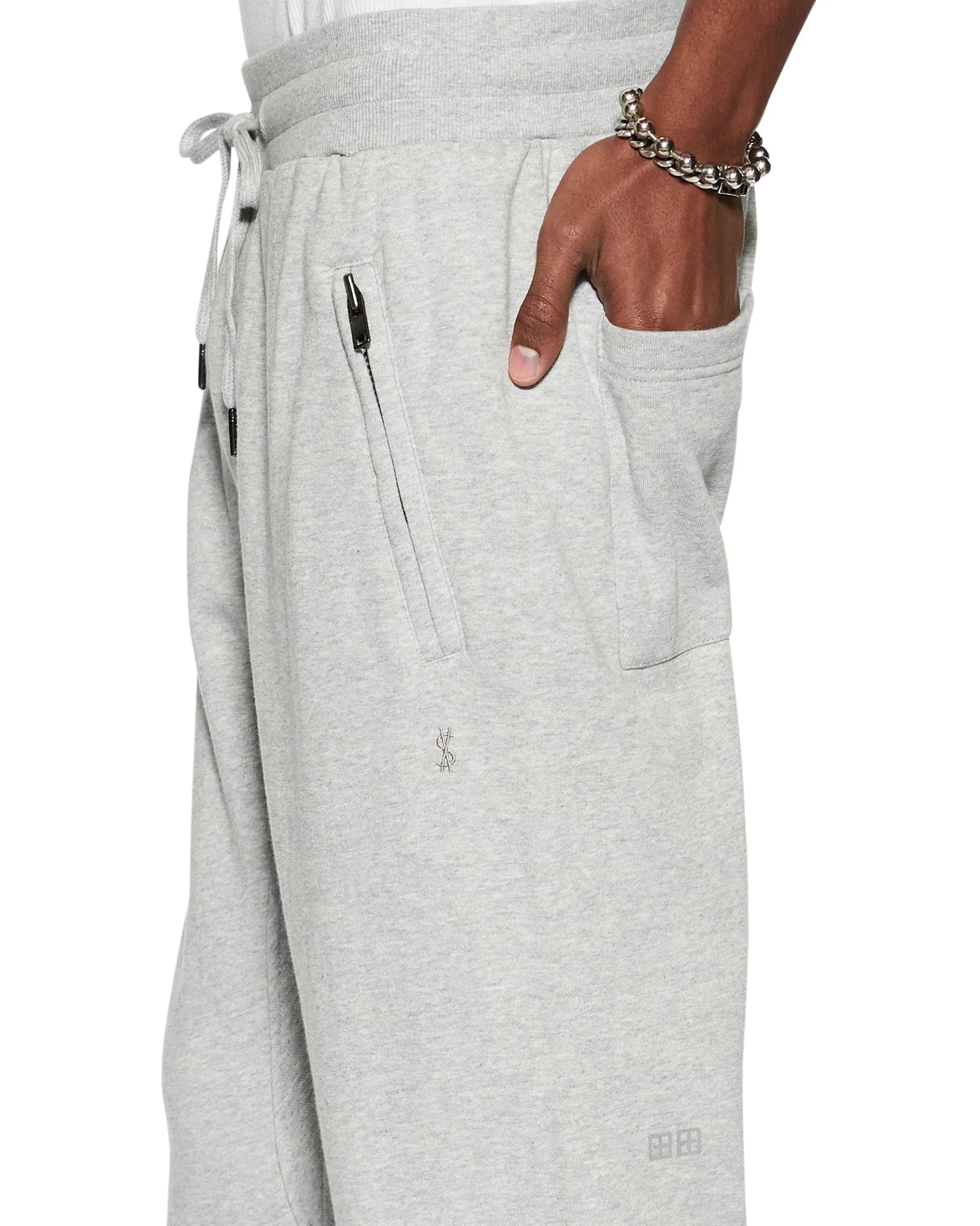 Adjustable Closure Recycled fibers 4 X 4 TRAK GREY MARLE Tagless label