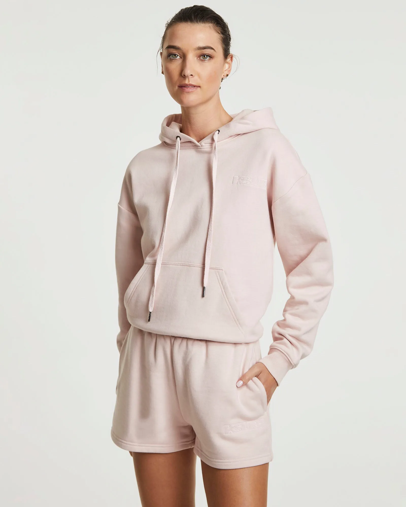 Fashionable Look Soft Material 3 X 4 TRAK SHORT DUSTY PINK