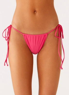 Eco Friendly Dye Lissy Bikini Bottoms - Watermelon