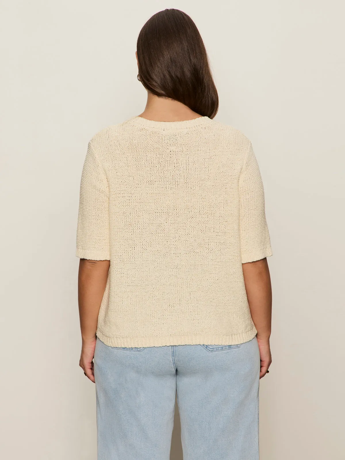 Tape Yarn Tee Macrame Extended Sizing OdorResistant Treatment