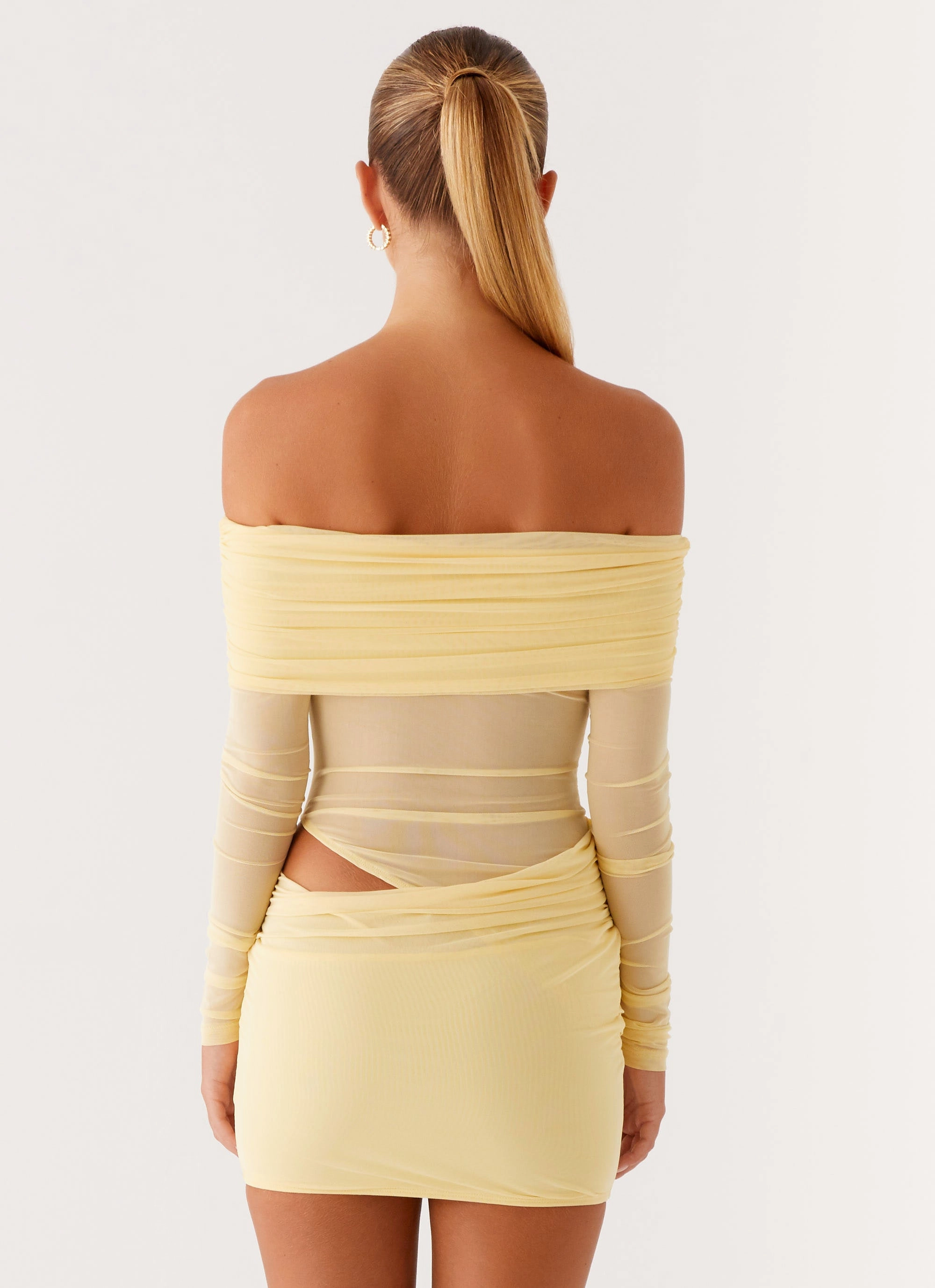 No Doubt Mini Dress - Yellow Fashion Essential Smart Layers