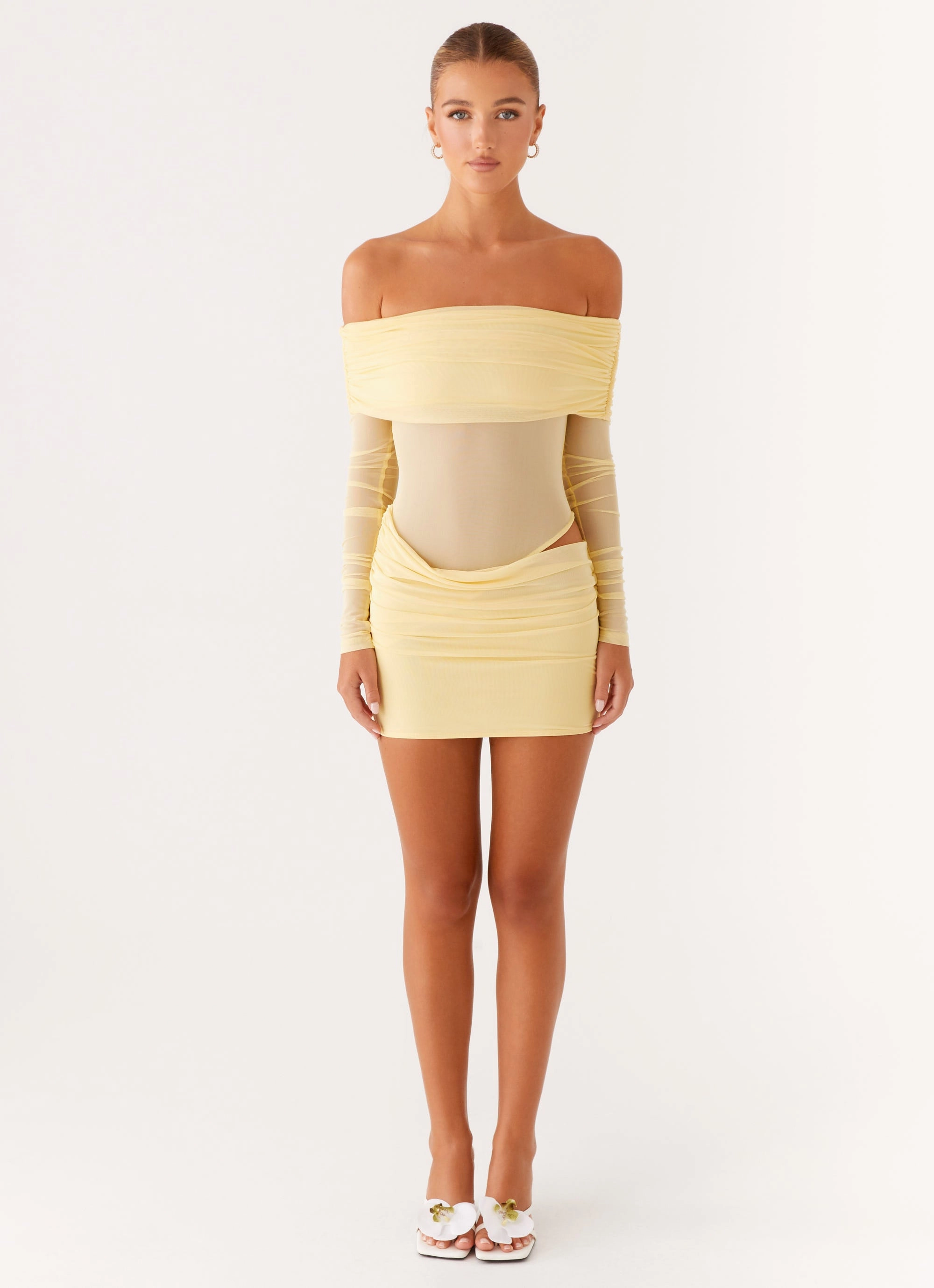 No Doubt Mini Dress - Yellow Everyday Comfort Wear City Friendly