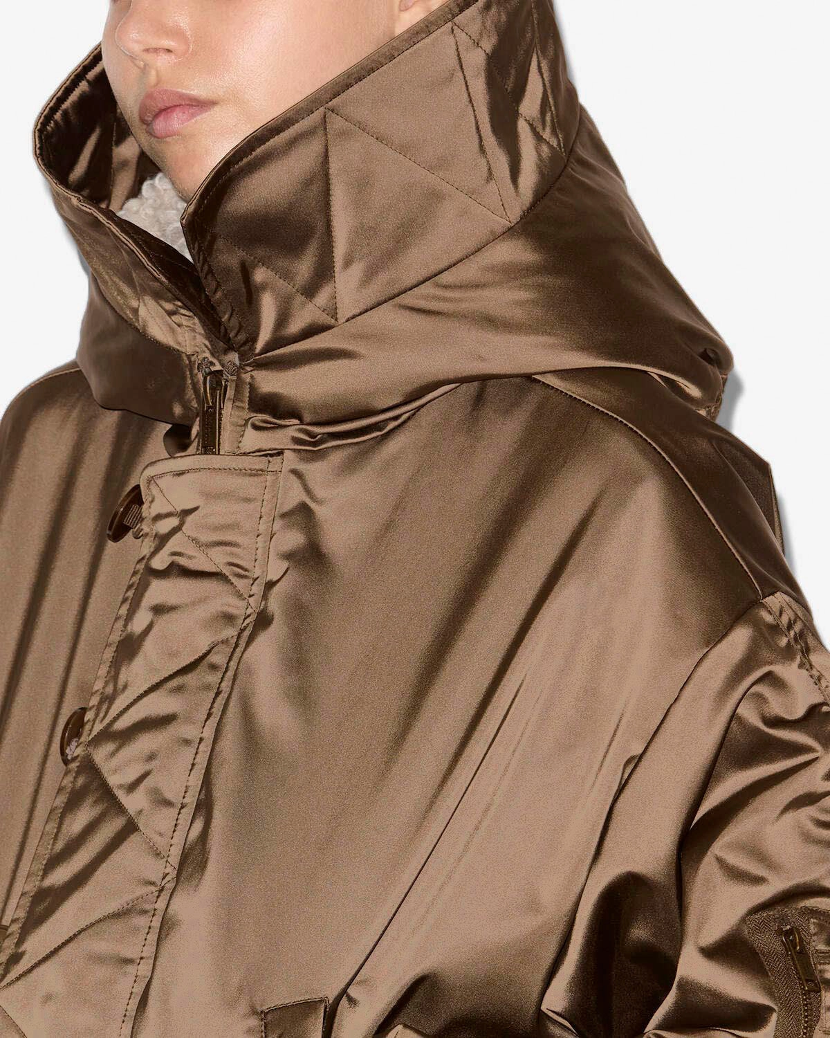 Daily Fit Elisa Coat in Khaki