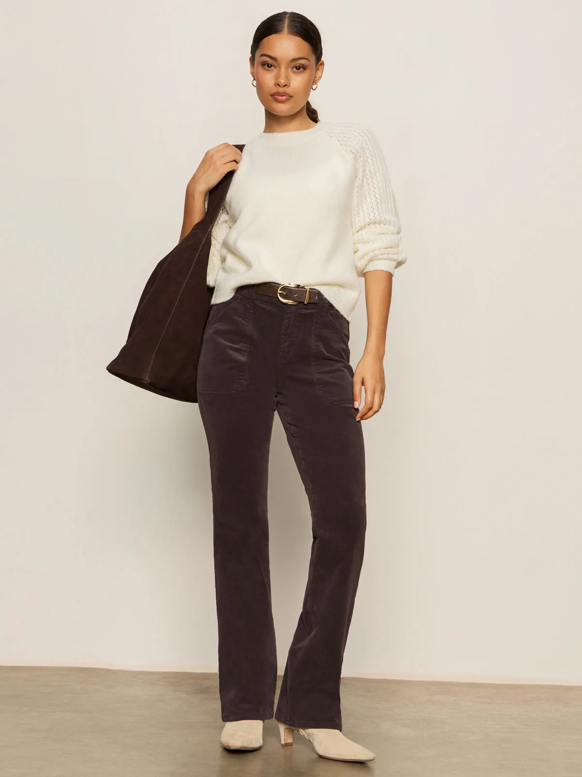 Corduroy Hayden Bootcut Pant Semi Sweet Petite Sizing SmoothZipper