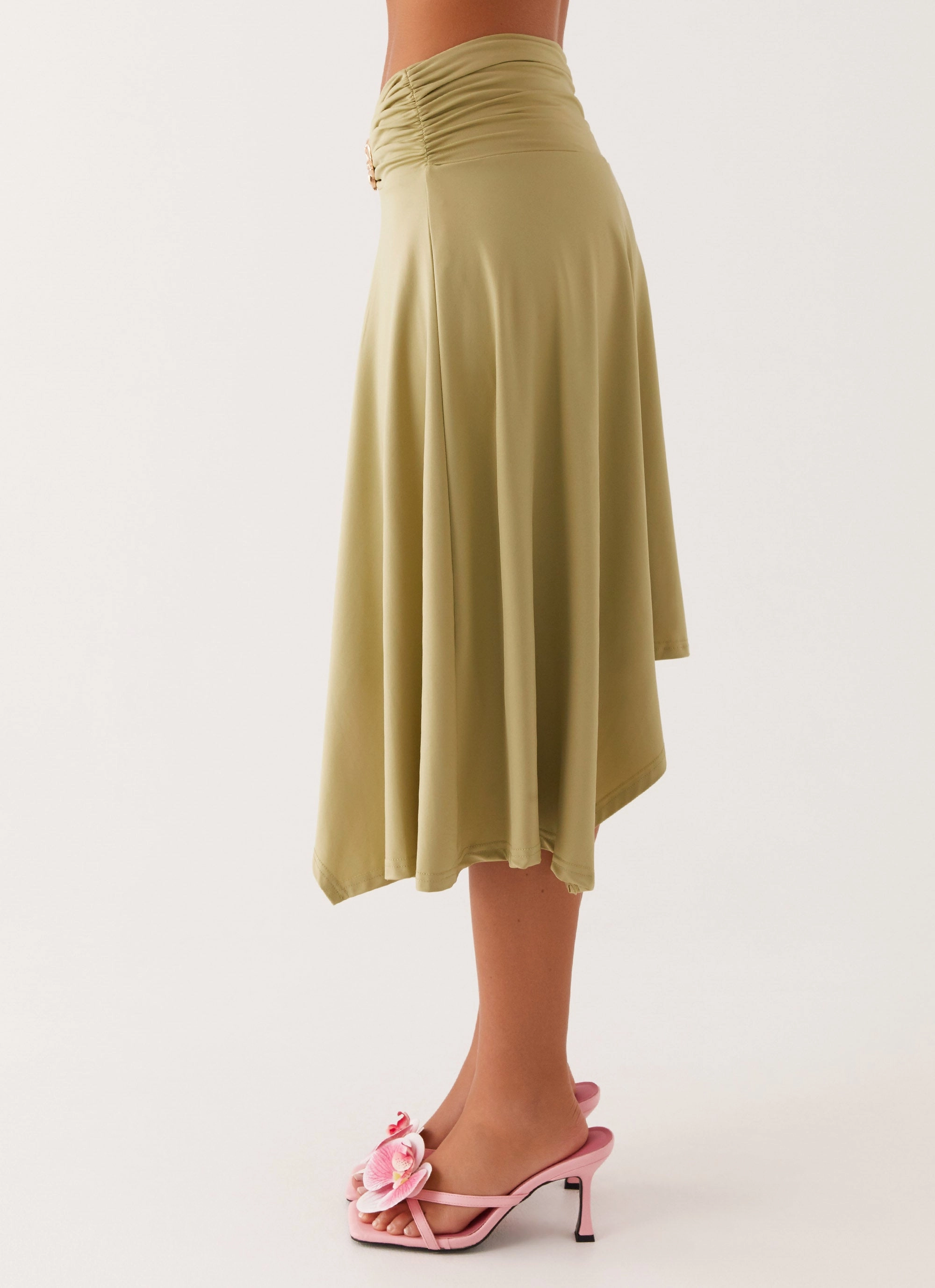 Dolly Midi Skirt - Green Limited Edition