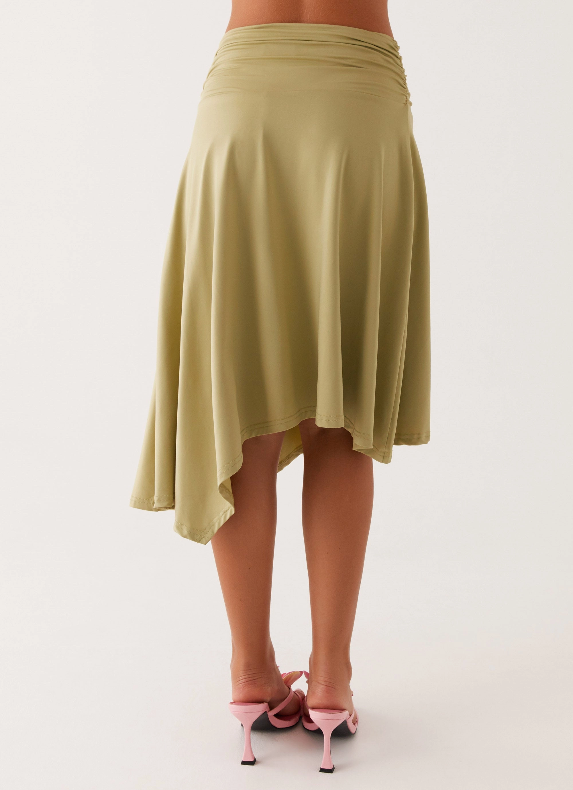 Dolly Midi Skirt - Green Modern Look