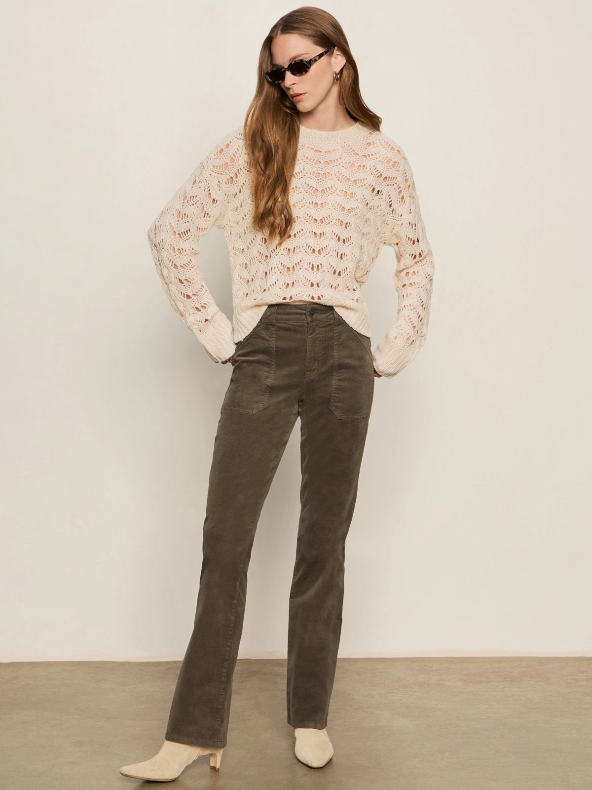 PreShrunkFabric High Neckline Structure Boheme Popover Light Oat