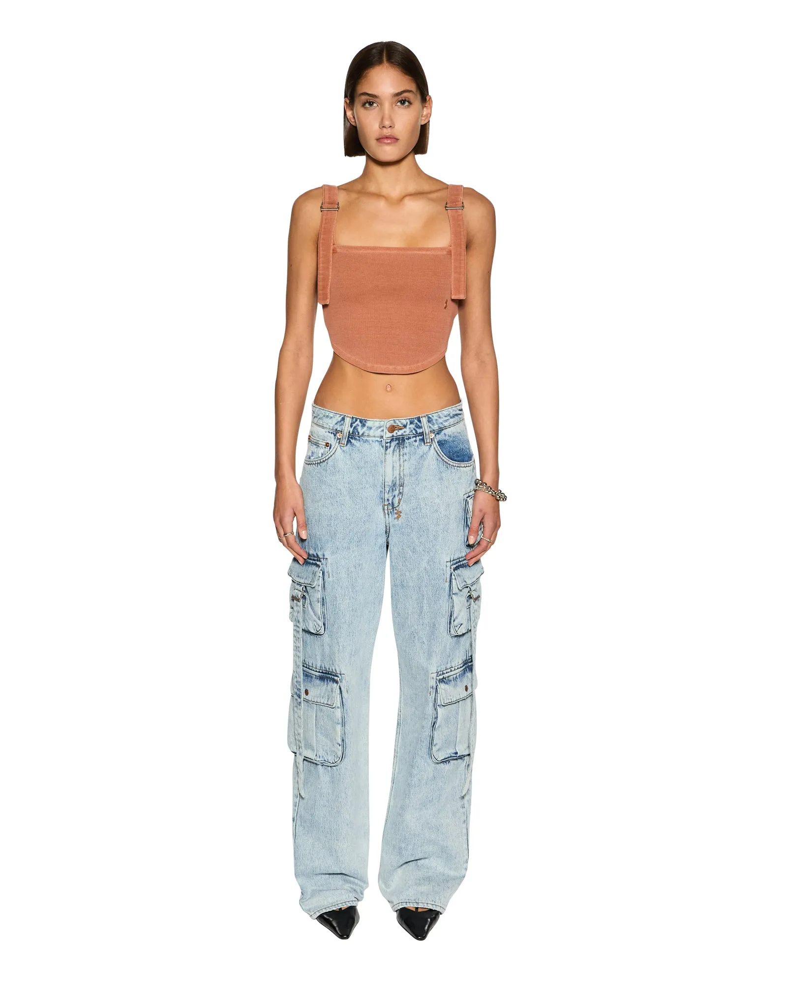 Wrinkle Resistant Treatment MoistureWickingTechnology AdjustableHem System SYNDICATE BUCKLE TANK SUNBURN