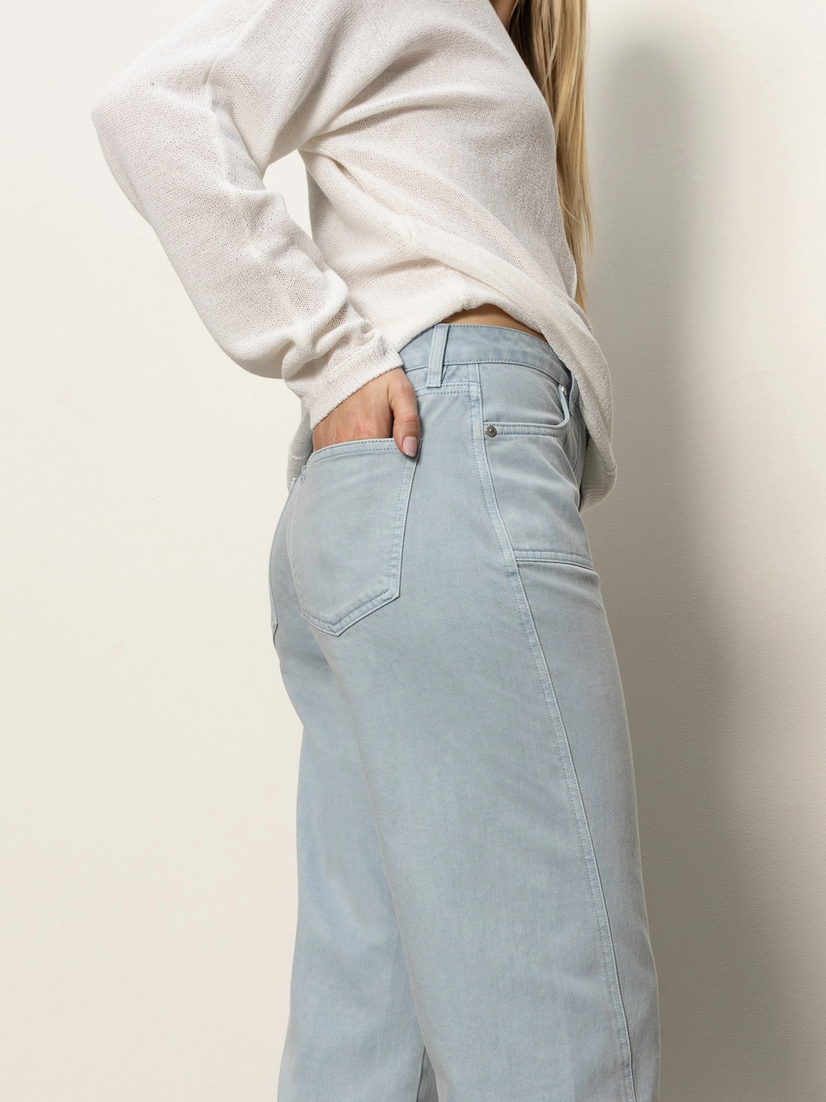 QuickRelease Closure District Column Standard Rise Ankle Jeans Blue Mirage