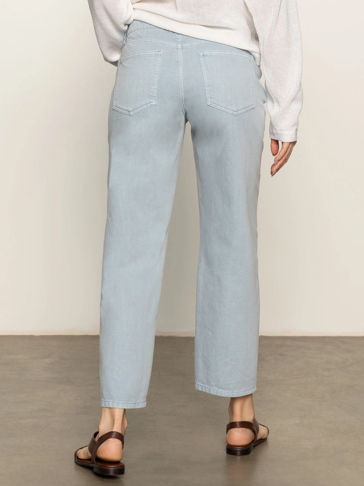 District Column Standard Rise Ankle Jeans Blue Mirage RelaxedSilhouette CompactSize