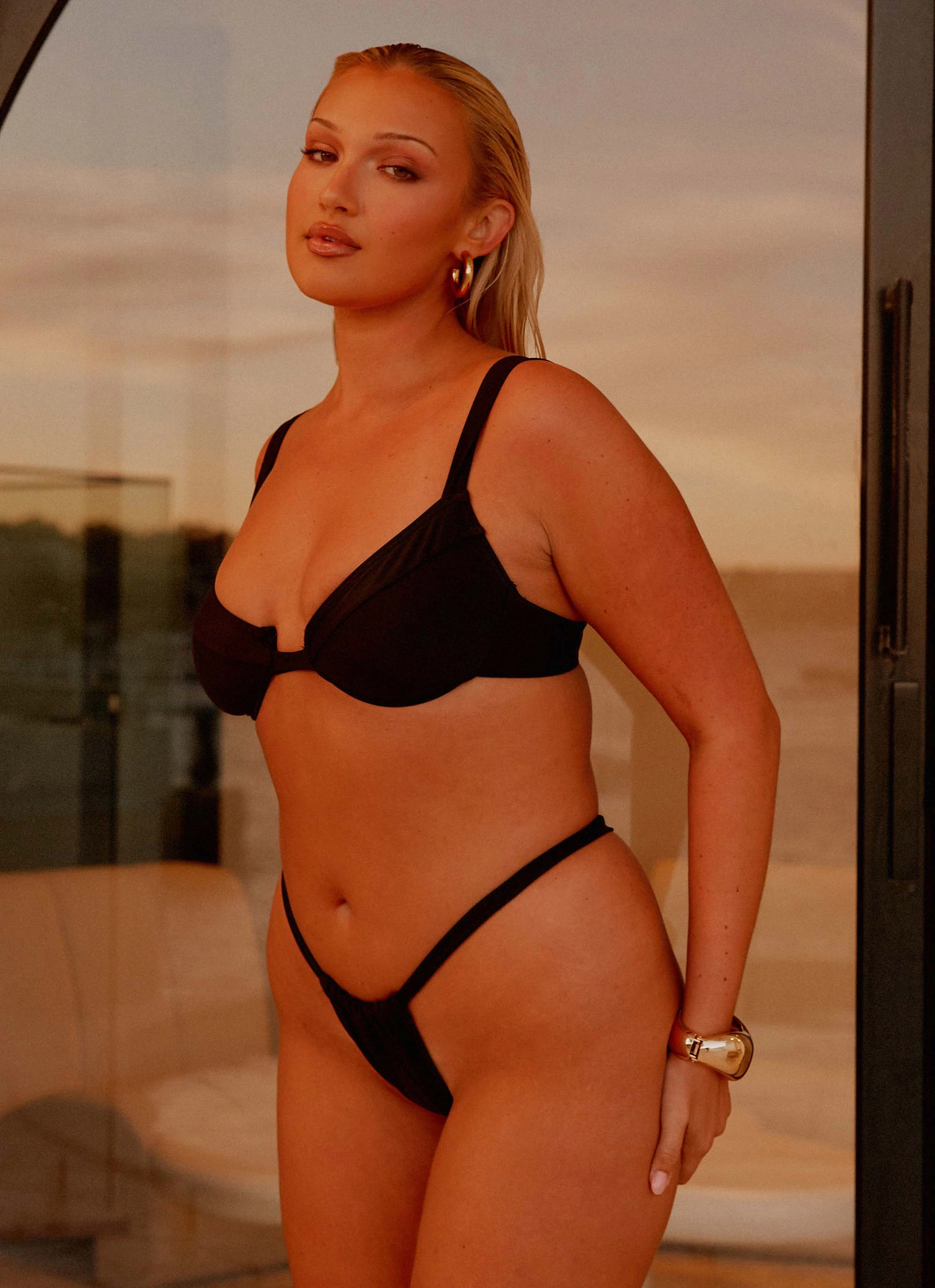 Airlie Balconette Bikini Top - Black Body Positive