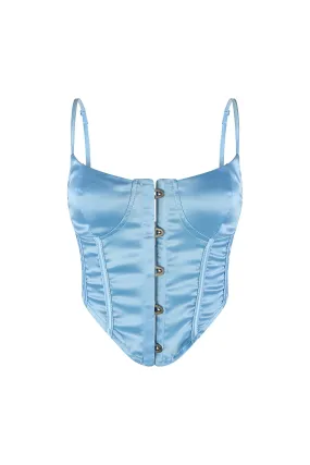 Easy Care Material Lightweight Design Aisha Satin Front Closure Corset