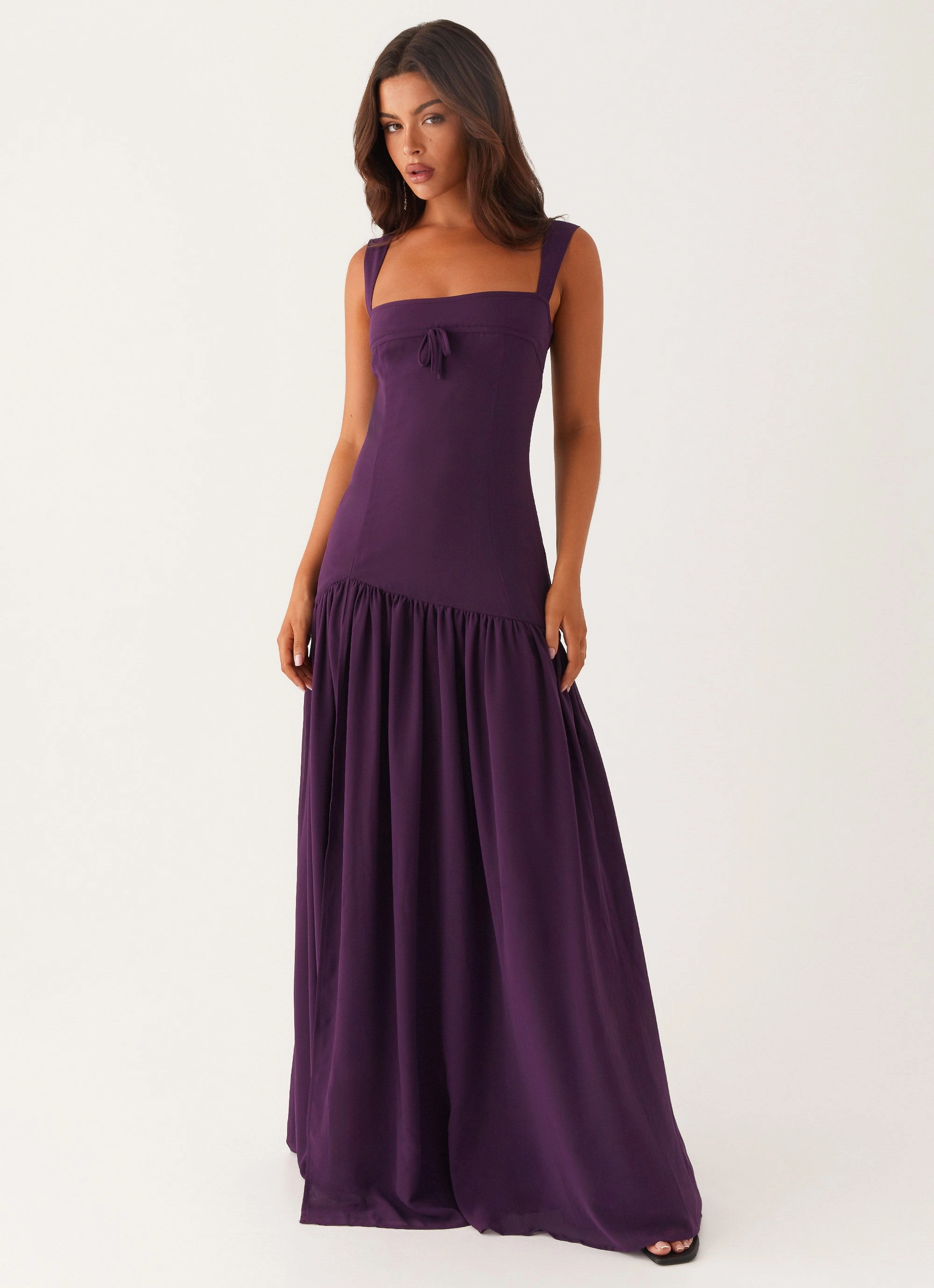 Alberta Maxi Dress - Mulberry Luxe Appeal Movement Feel