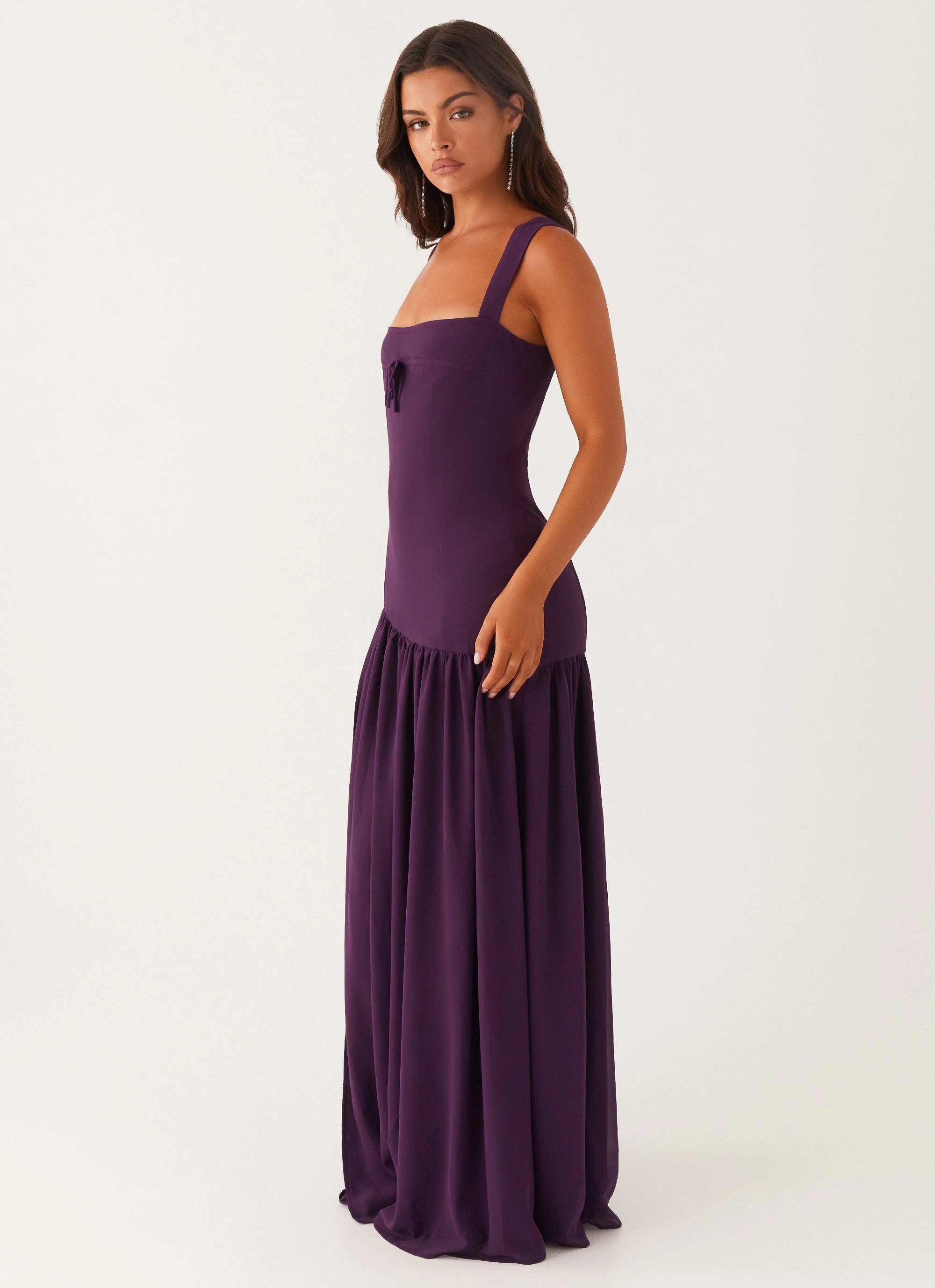 Alberta Maxi Dress - Mulberry Back-Pocket