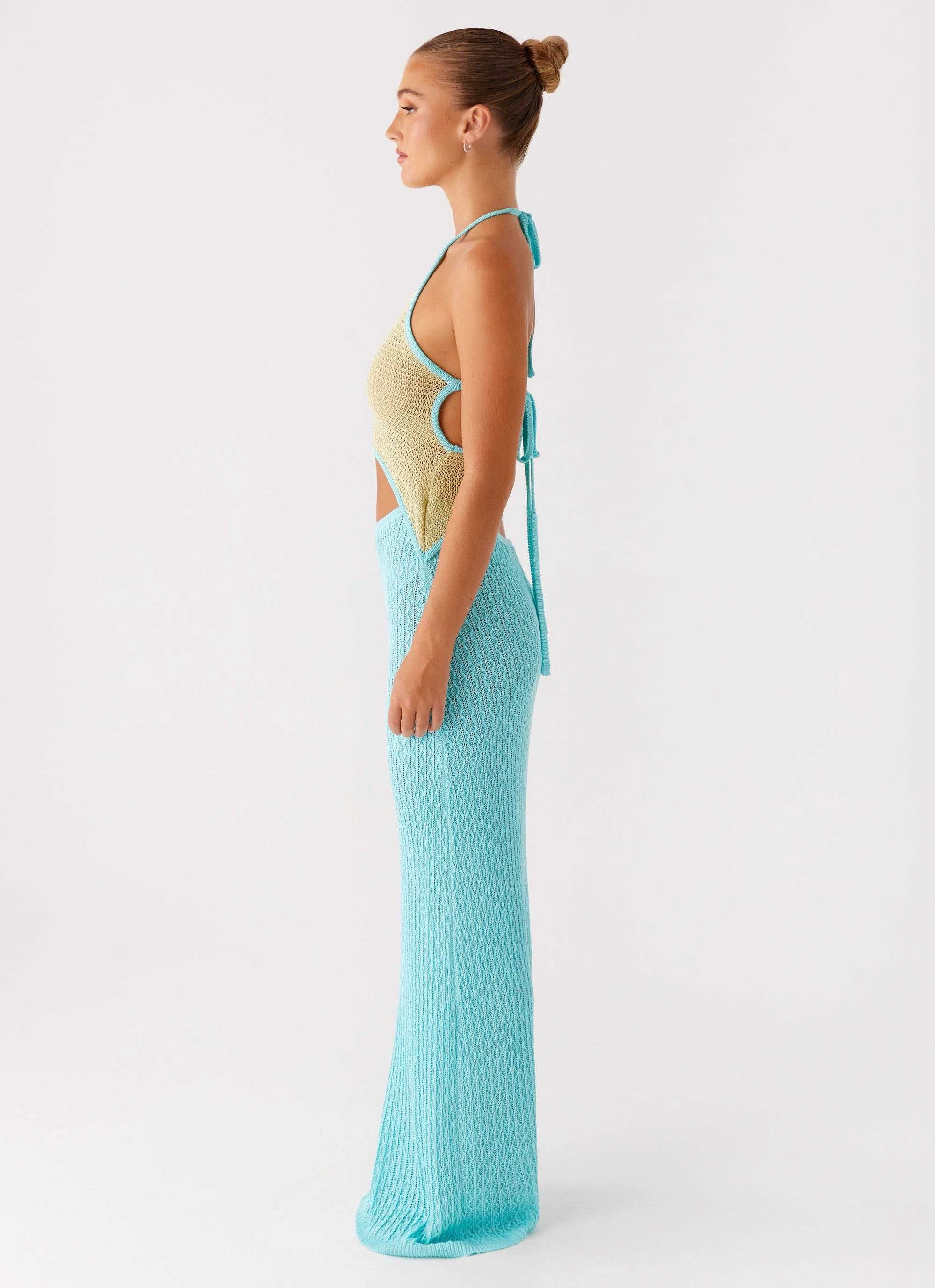 Alexia Knit Maxi Dress - Multi Subtle Drape