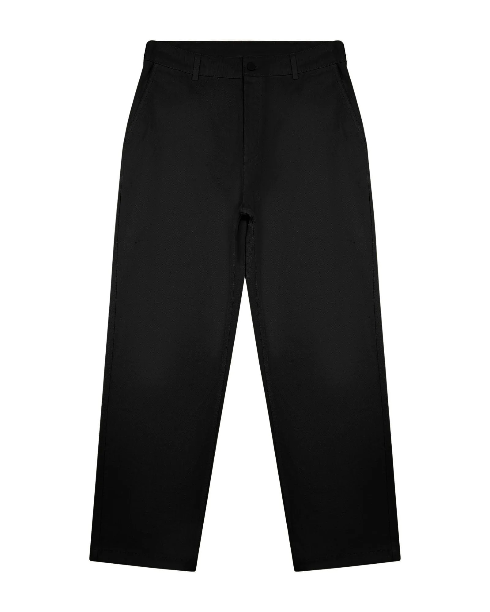 All-Day Fit RIVAL CHINO TROUSER BLACK Layering Piece Double Needle Stitching