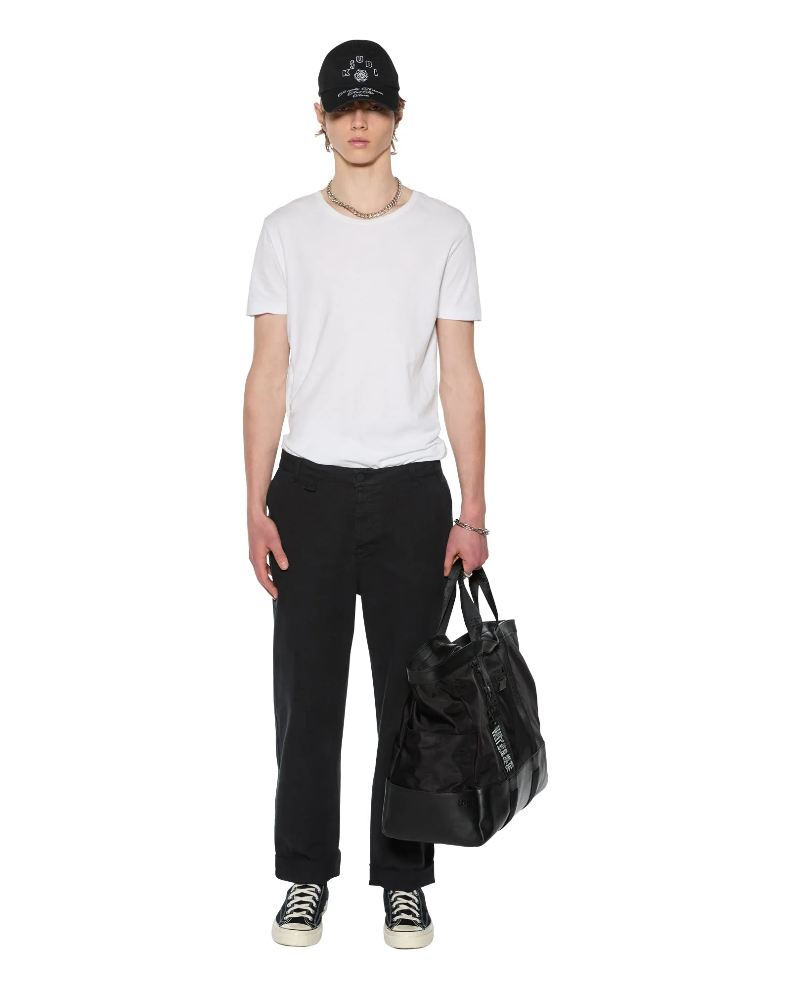 Comfy Wearable Fashion Forward All-Day Fit RIVAL CHINO TROUSER BLACK