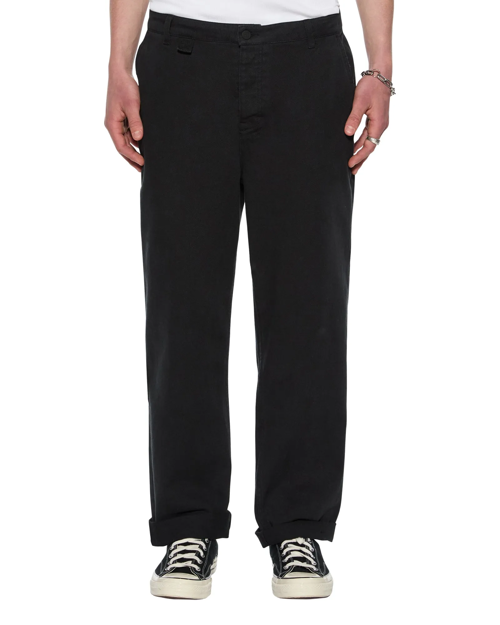 All-Day Fit RIVAL CHINO TROUSER BLACK Adaptable Fit