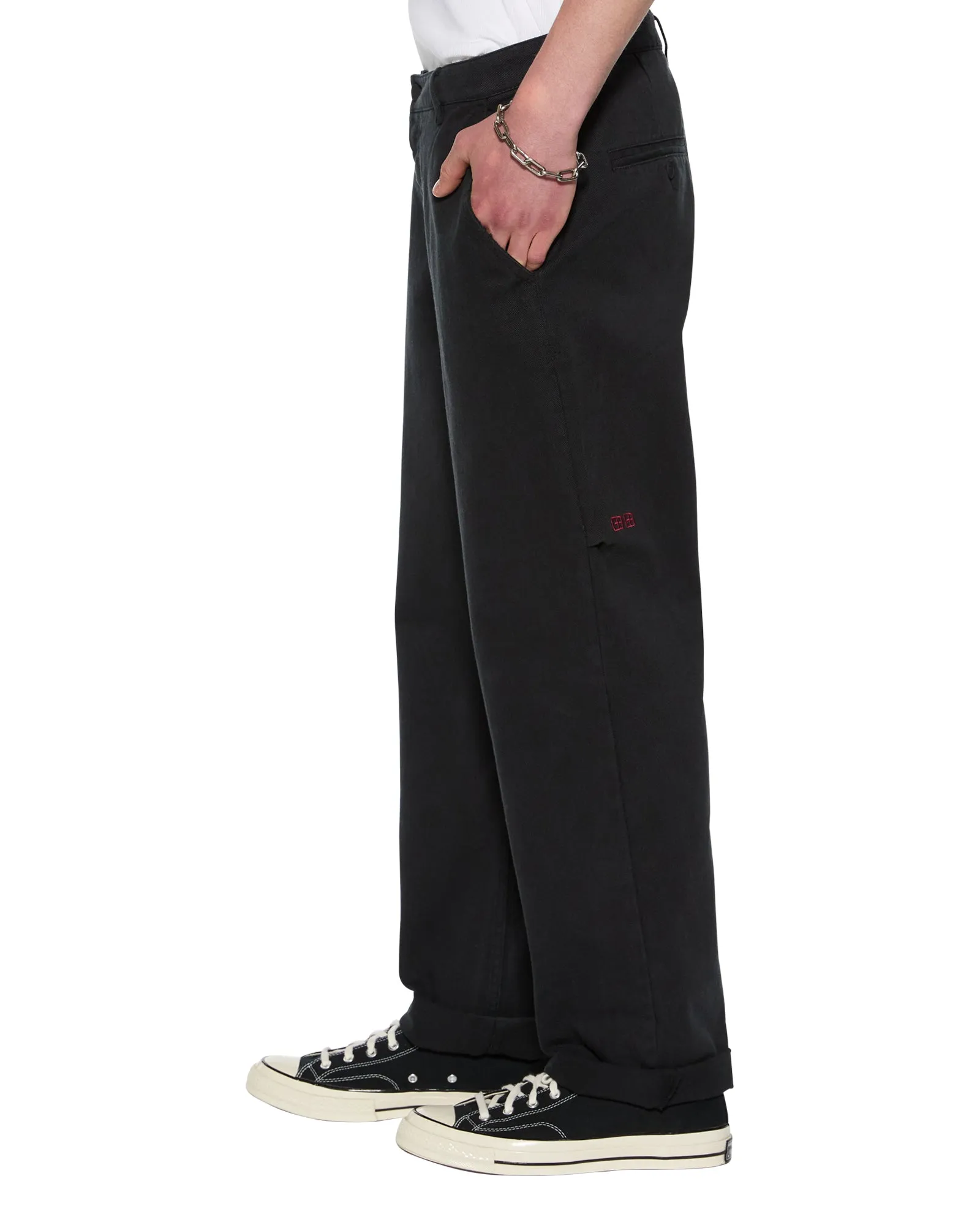 FlexibleKnees All-Day Fit RIVAL CHINO TROUSER BLACK