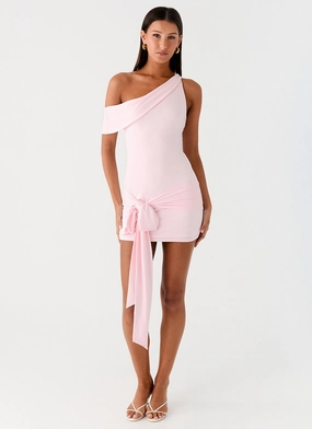 Travel Fit All Day Mini Dress - Baby Pink