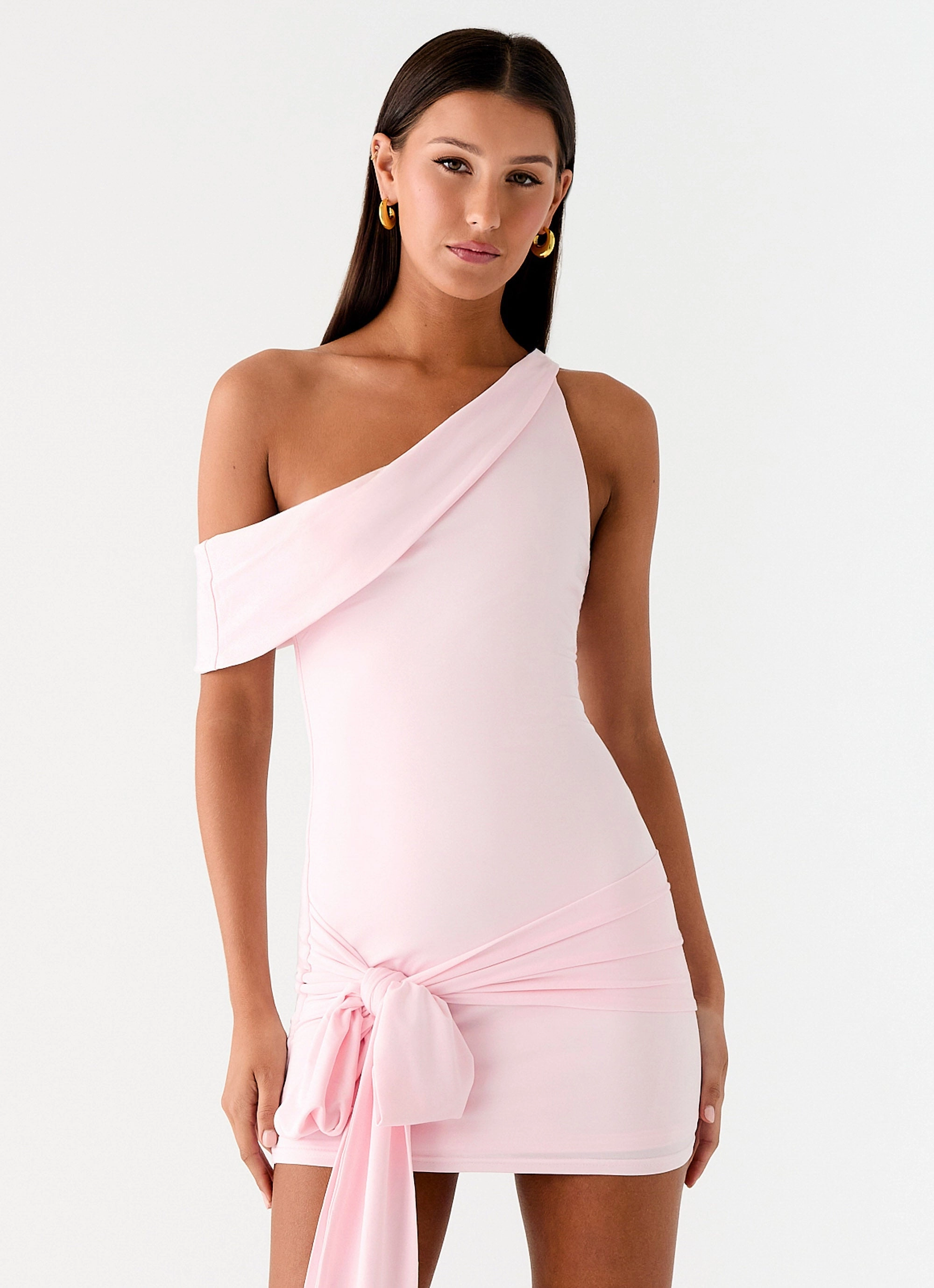 All Day Mini Dress - Baby Pink Modern Wardrobe Shopping Trip