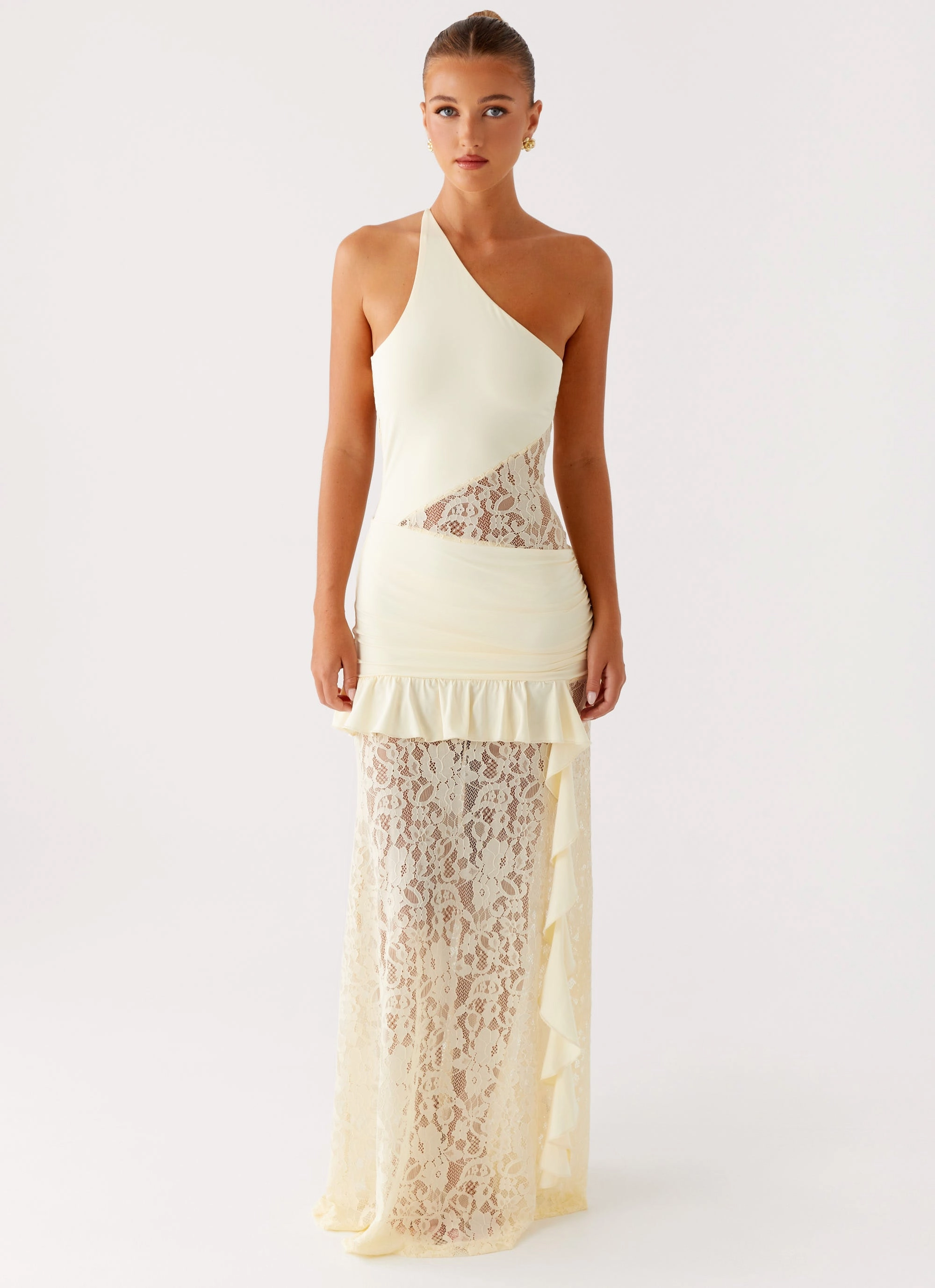 Benita Maxi Dress - Yellow Fluid Shape