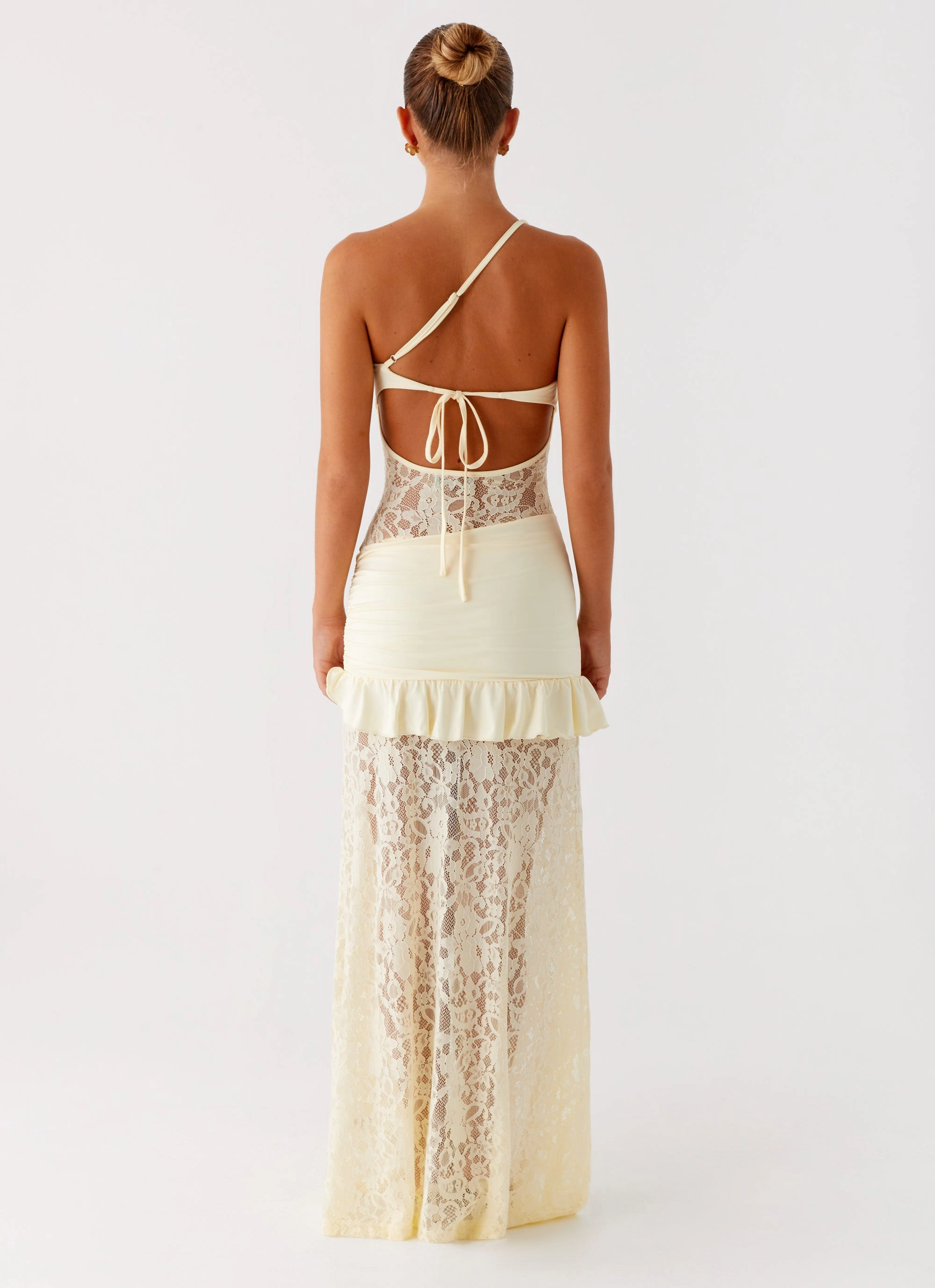 Office Smart Mature Glam Benita Maxi Dress - Yellow