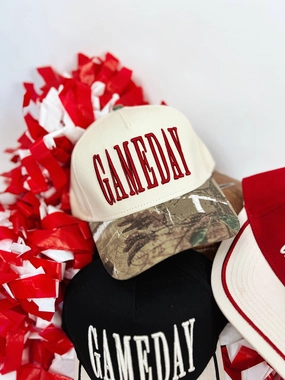 Multi Pocket Style GAMEDAY Vintage Trucker Hat-Camo