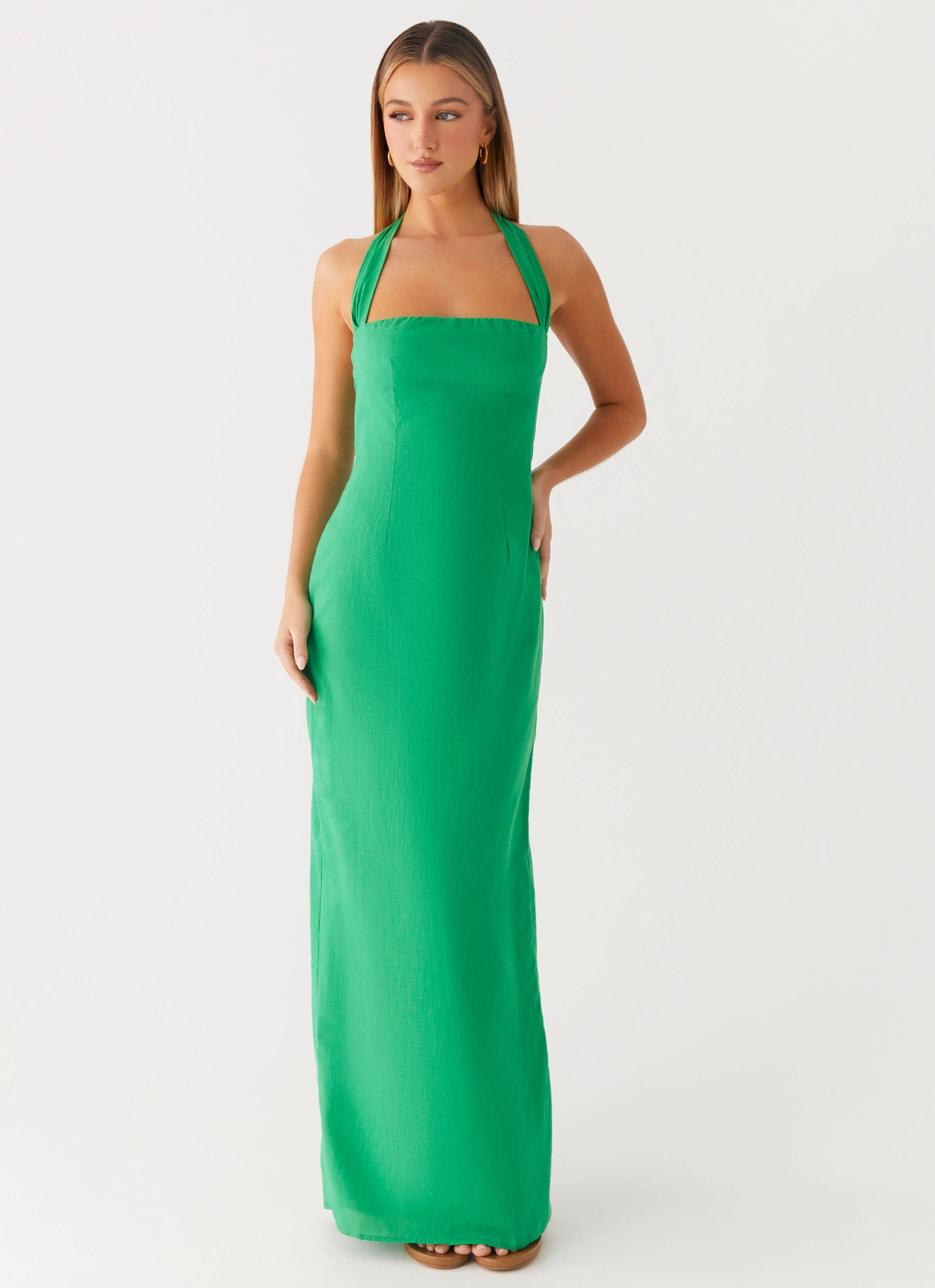 Allyse Maxi Dress - Cactus Layering-Piece