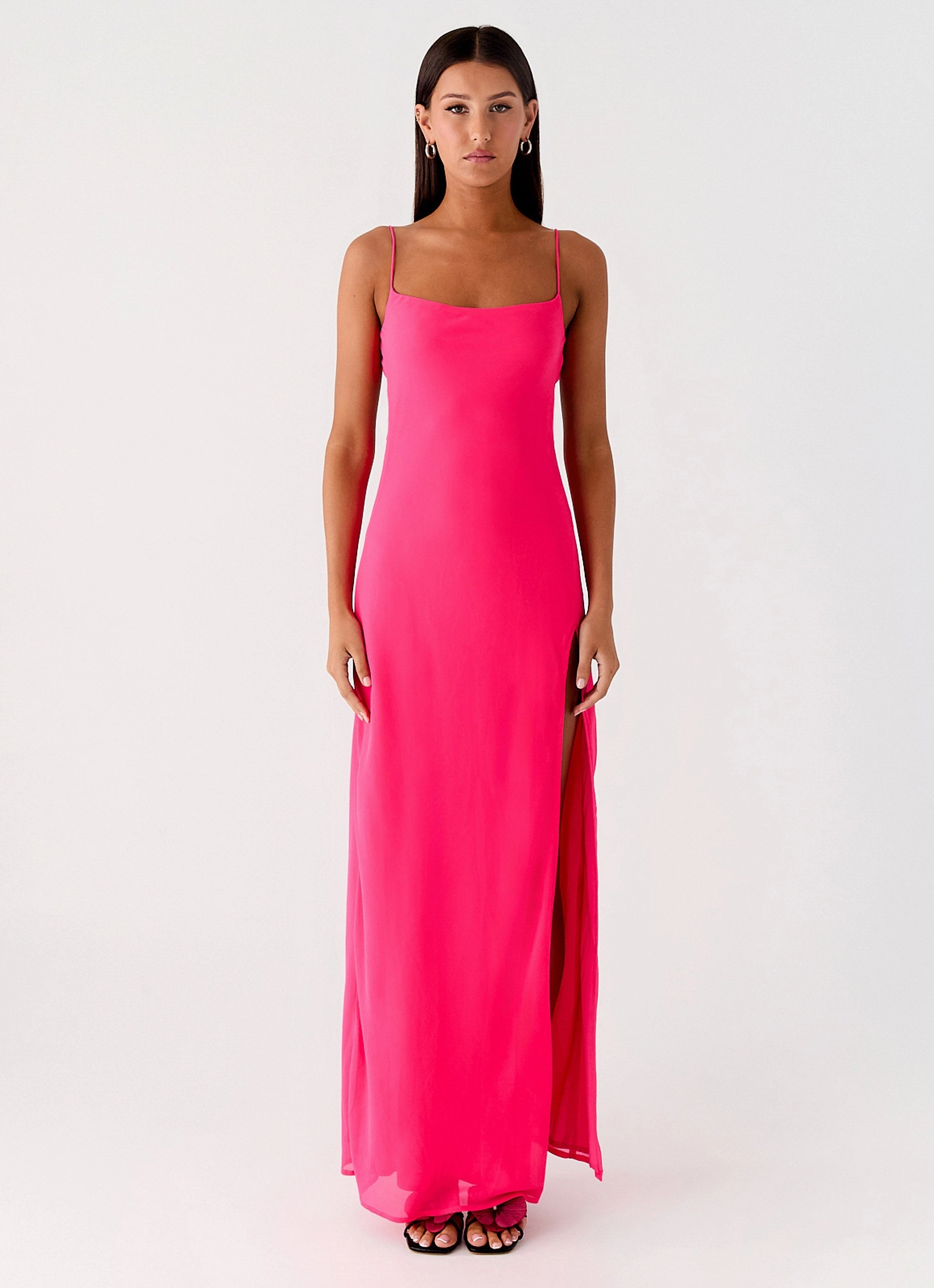 Alouette Maxi Dress - Fuchsia Happy Soul Breathable Comfort Wear