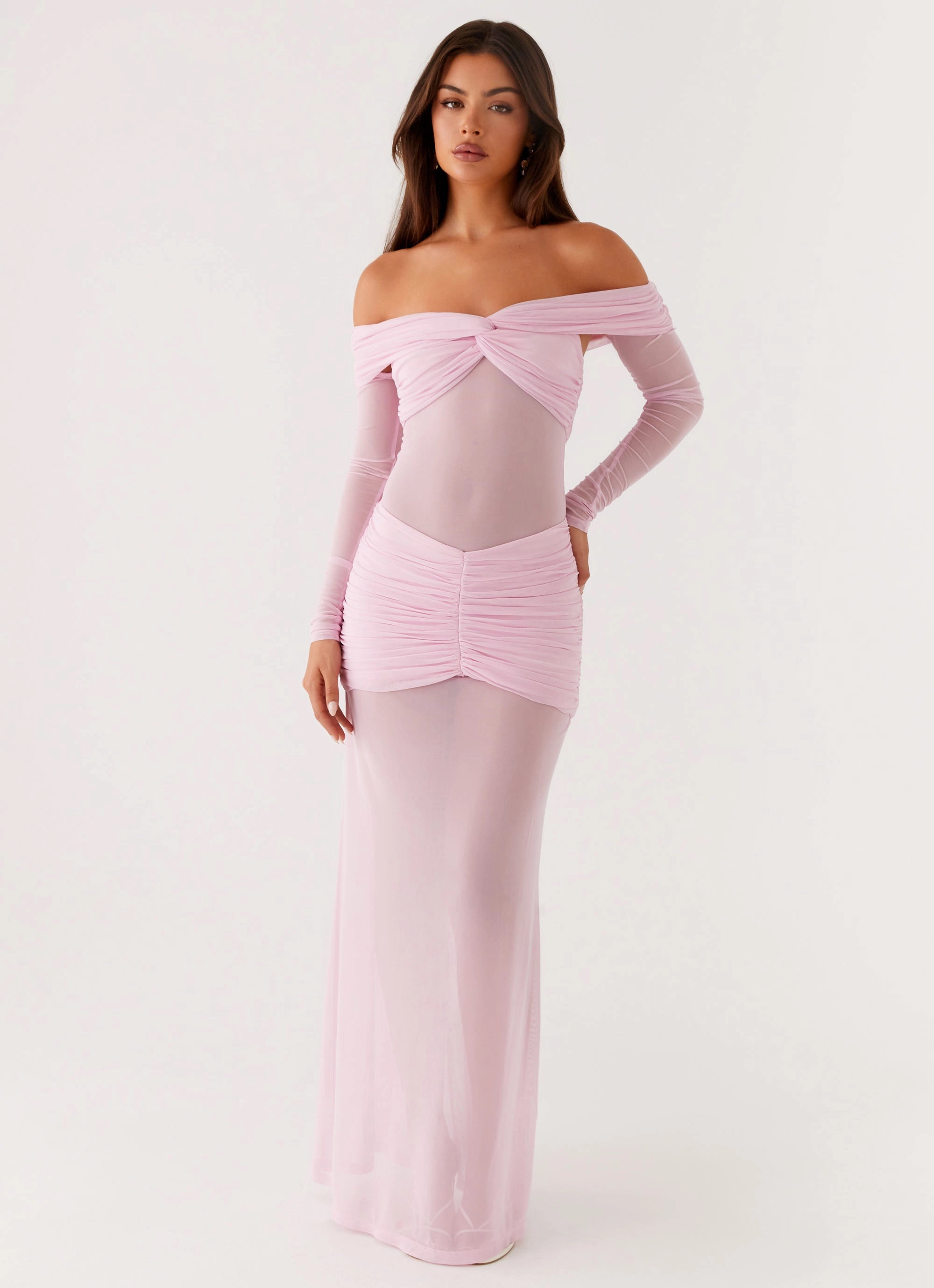 Texture Flow Alter Ego Maxi Dress - Pink
