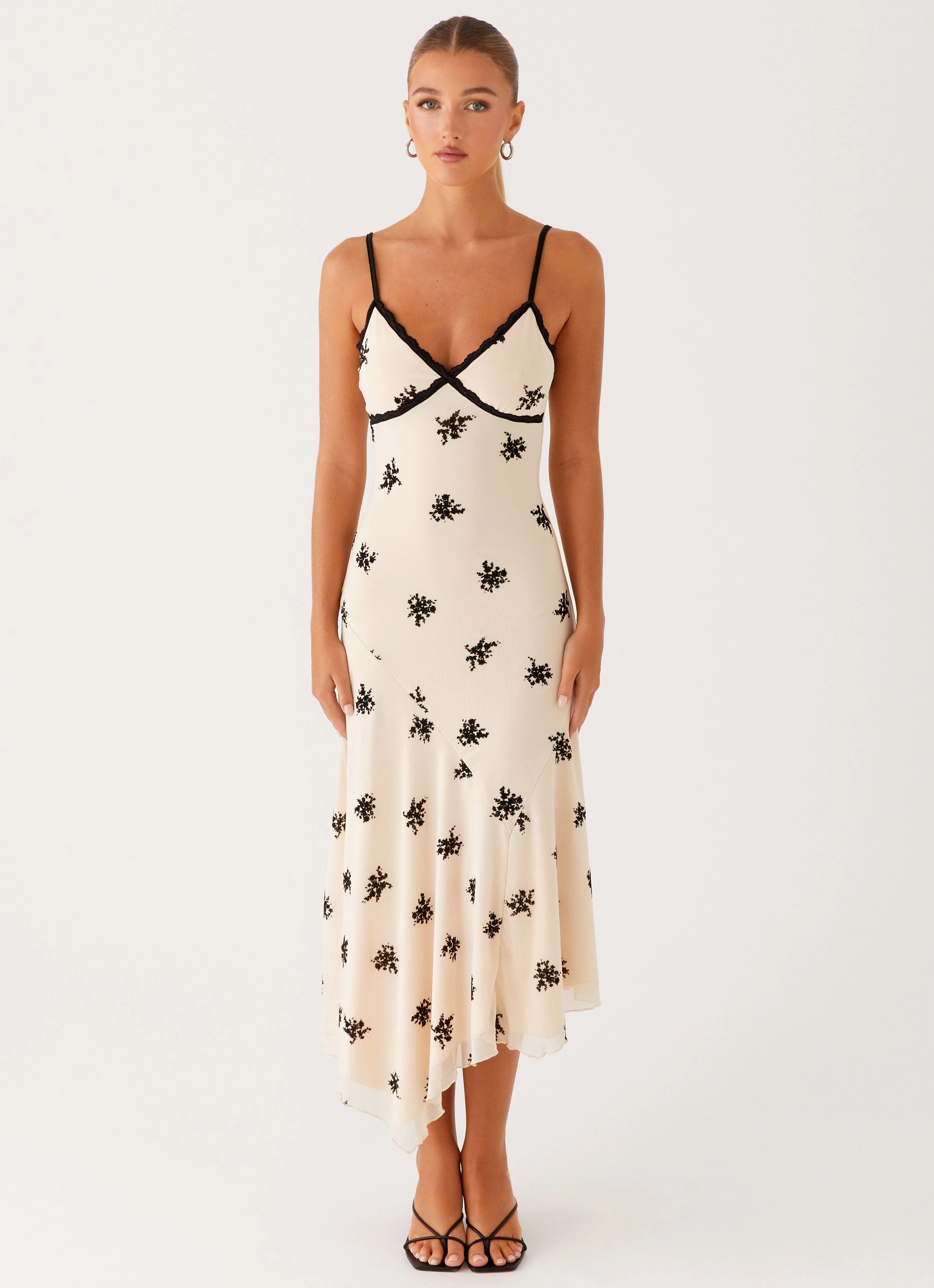 Amelia Midi Dress - Nude Timeless boho dress