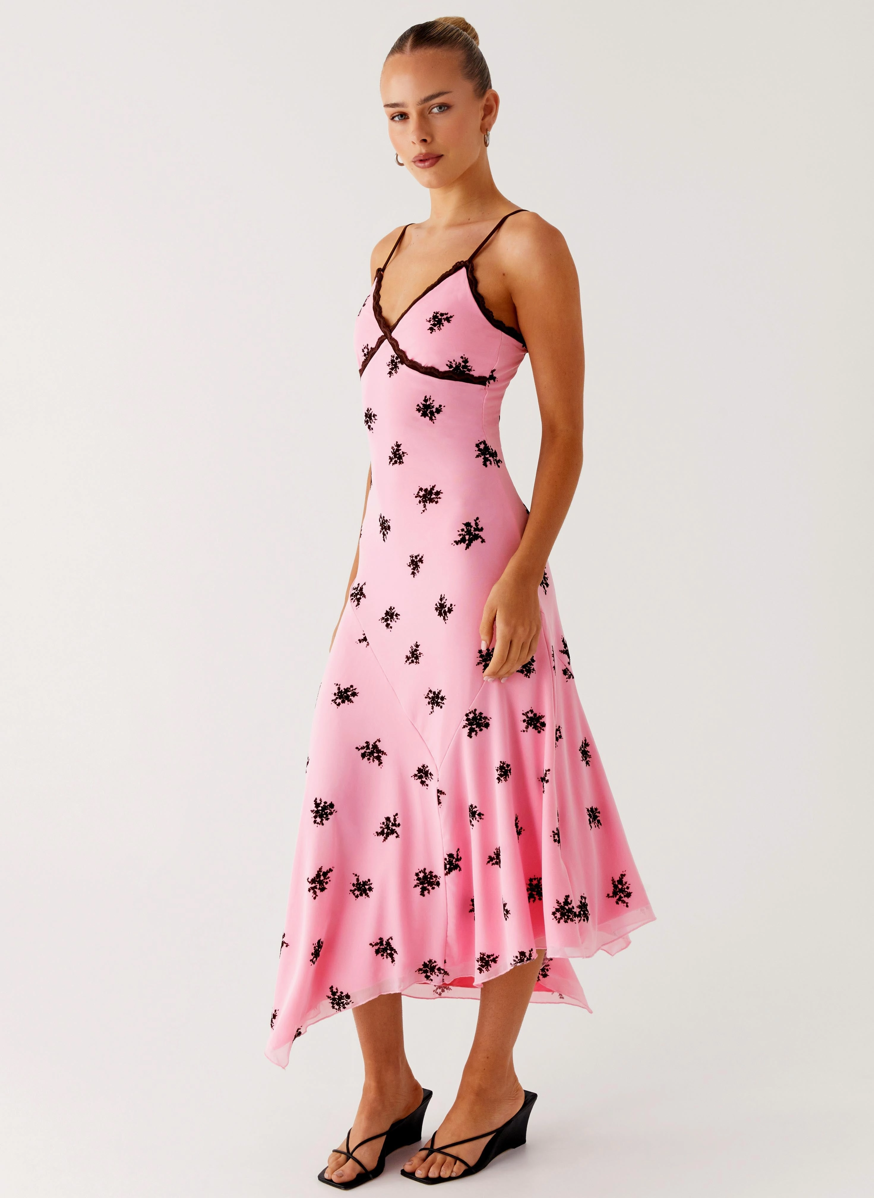 Modern Style Amelia Midi Dress - Pink