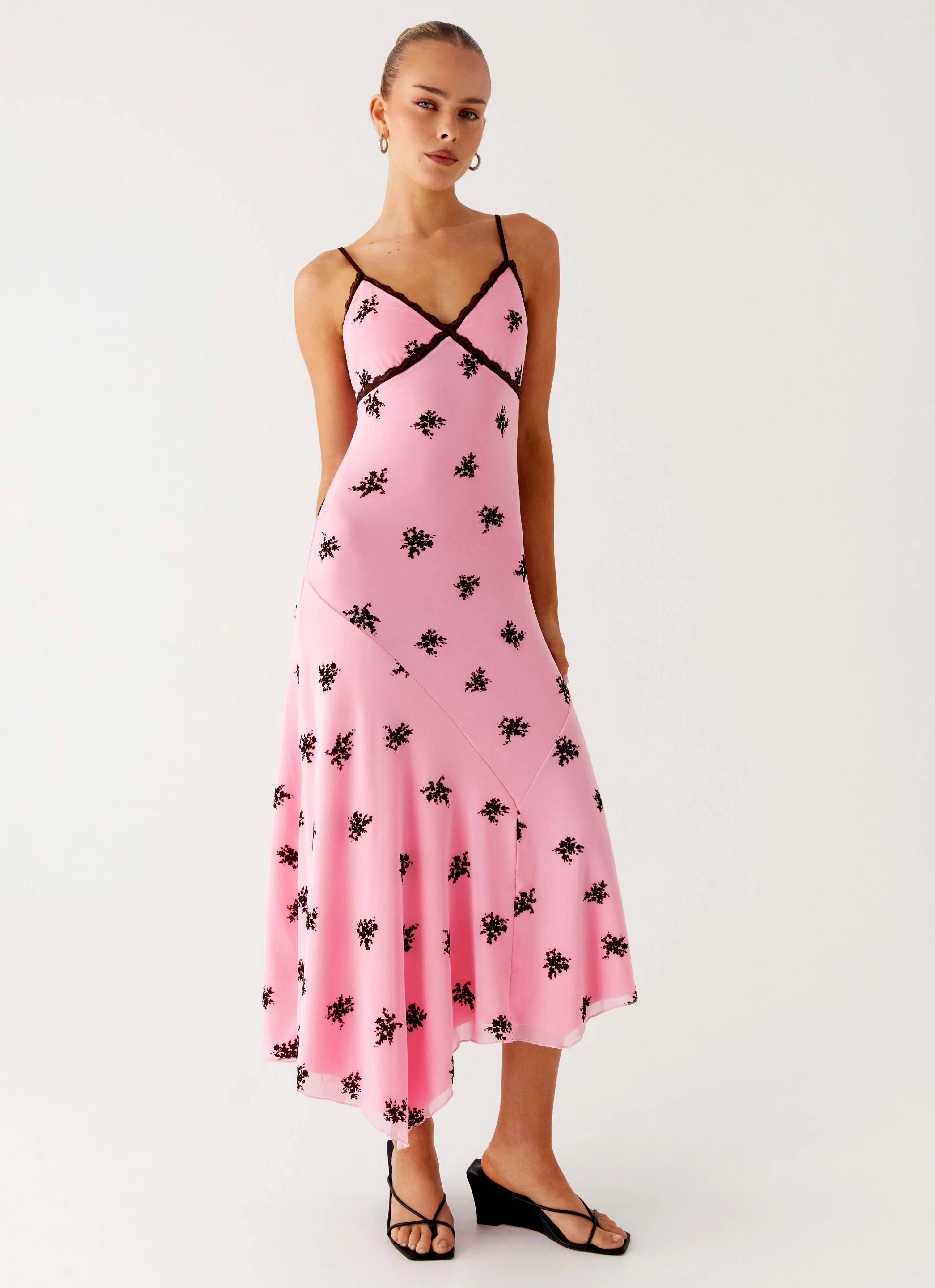 Amelia Midi Dress - Pink hypoallergenic Outdoor Ready