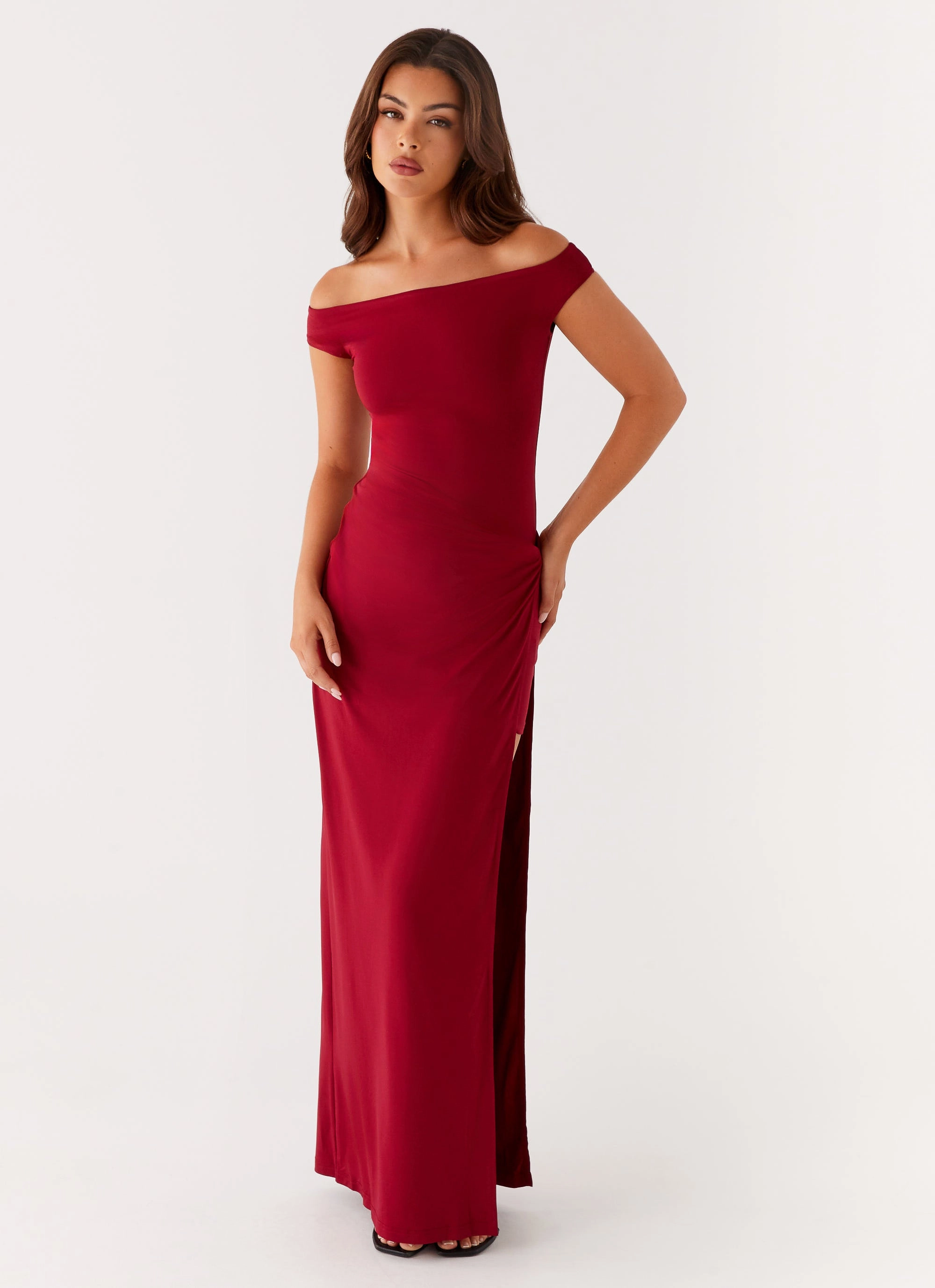 Ankle-length Amerie Maxi Dress - Maroon