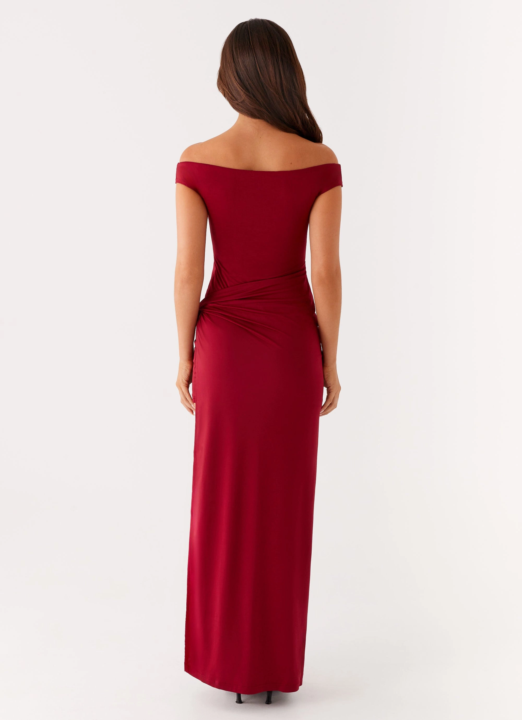 Unlined Look Amerie Maxi Dress - Maroon