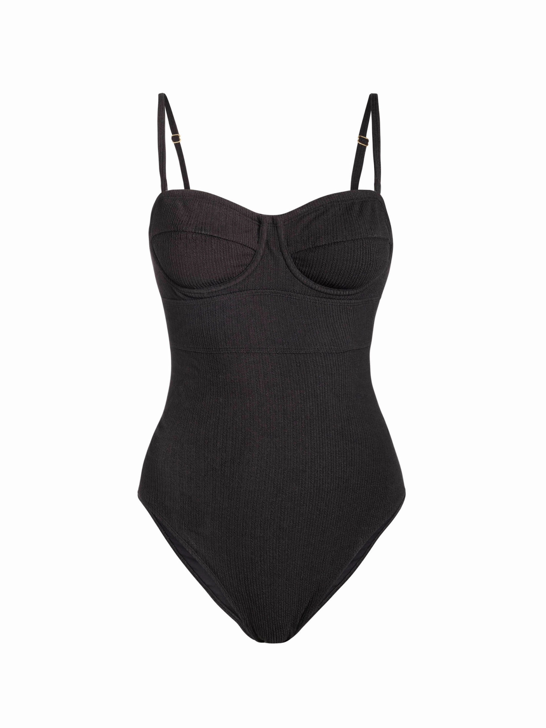Anabel One Piece In Black Texture Maternity