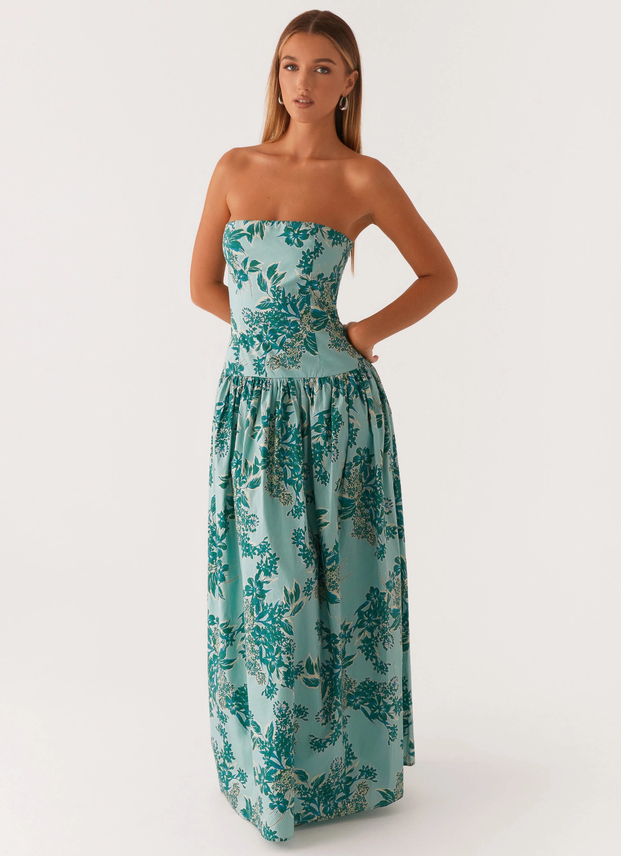 Andorra Maxi Dress - Cloud Nine Floral Classic Style