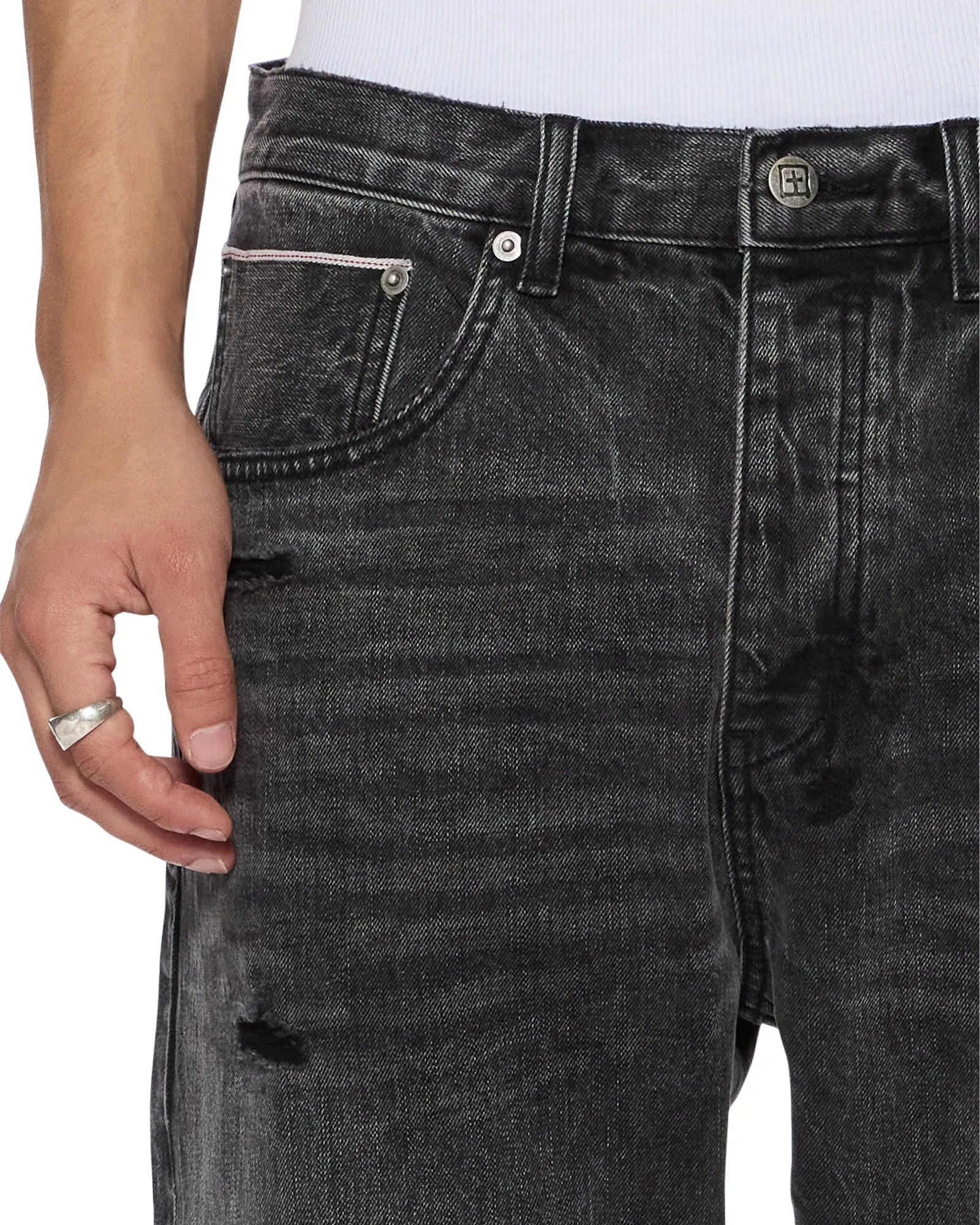 Everyday Style Office Wear Chill Outfit Date Night ANTI K SELVEDGE REPLIKA BLACK