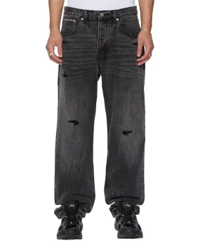 Minimalist Daily Wear Loose Daytime Look ANTI K SELVEDGE REPLIKA BLACK