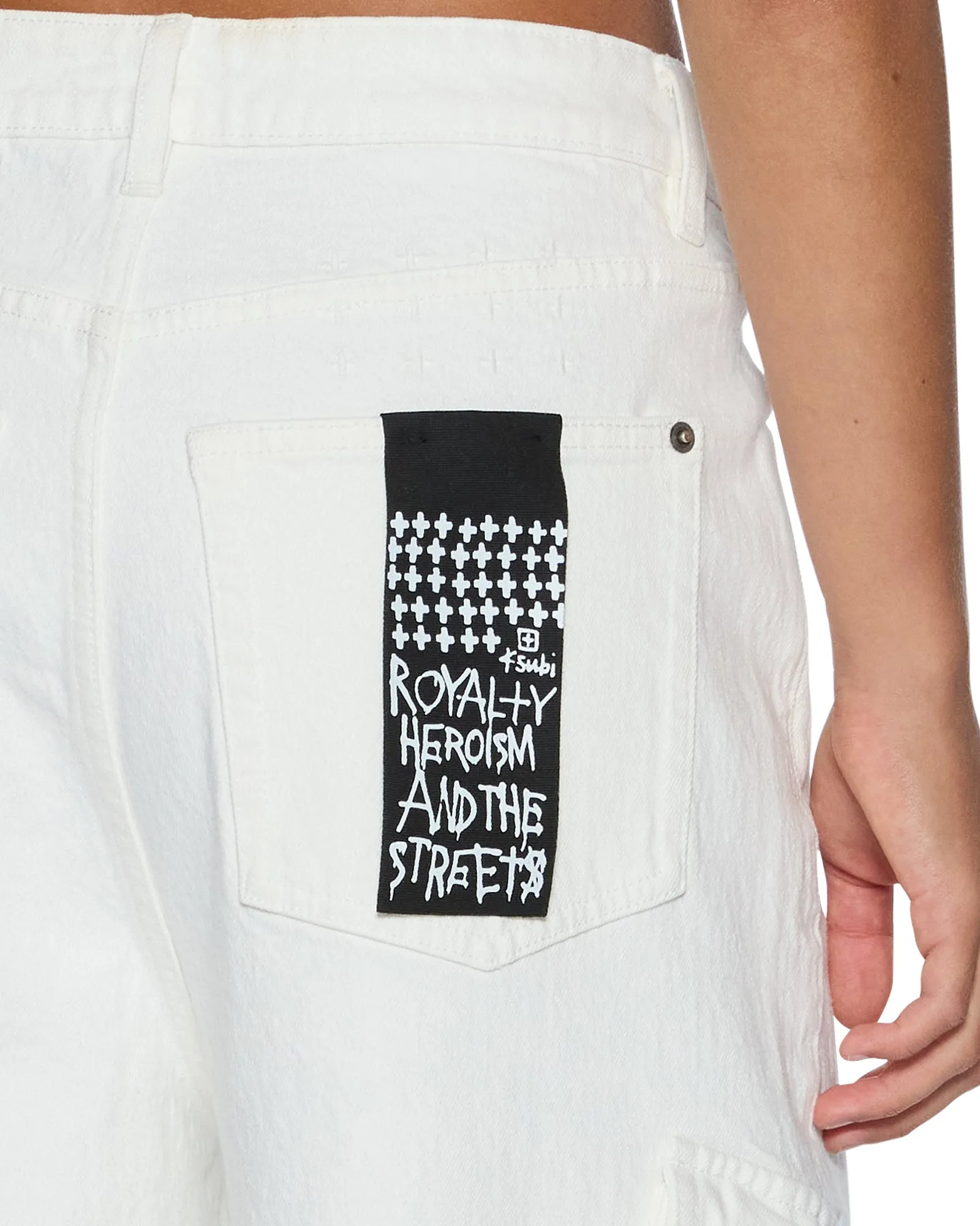 BAGGY JEAN CARGO ECRU FadeResistant Treatment