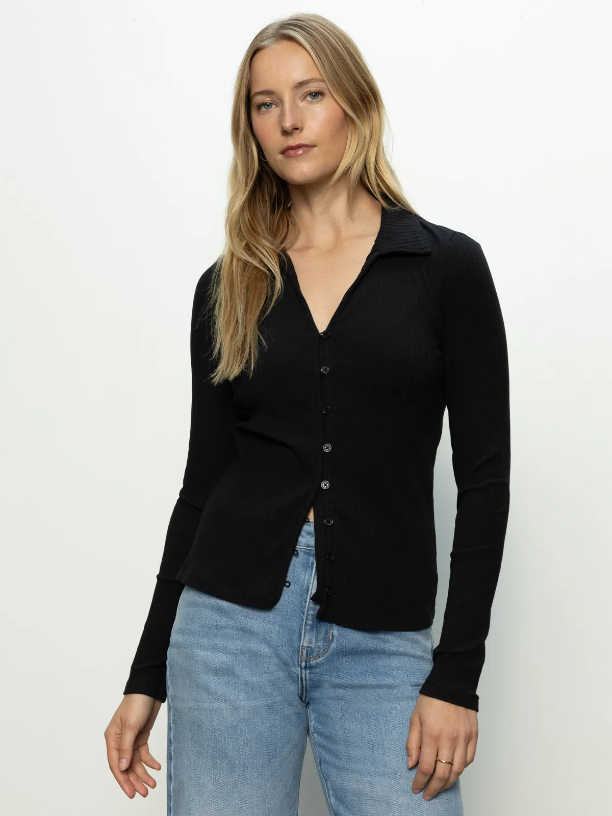 Reflective accents Daydreamer Knit Shirt Black