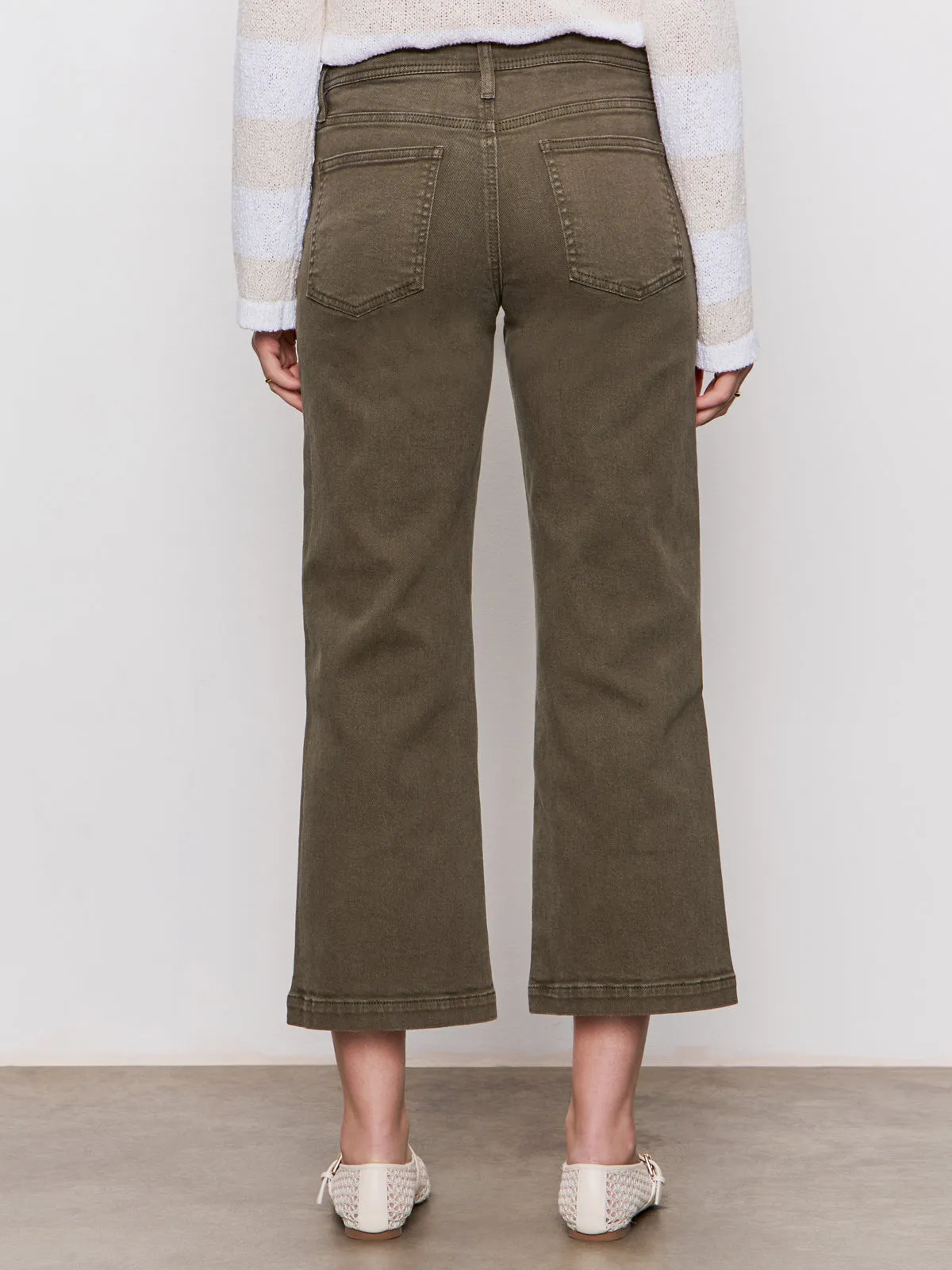 League Crop Jeans Fatigue HypoallergenicFabric Functional Look