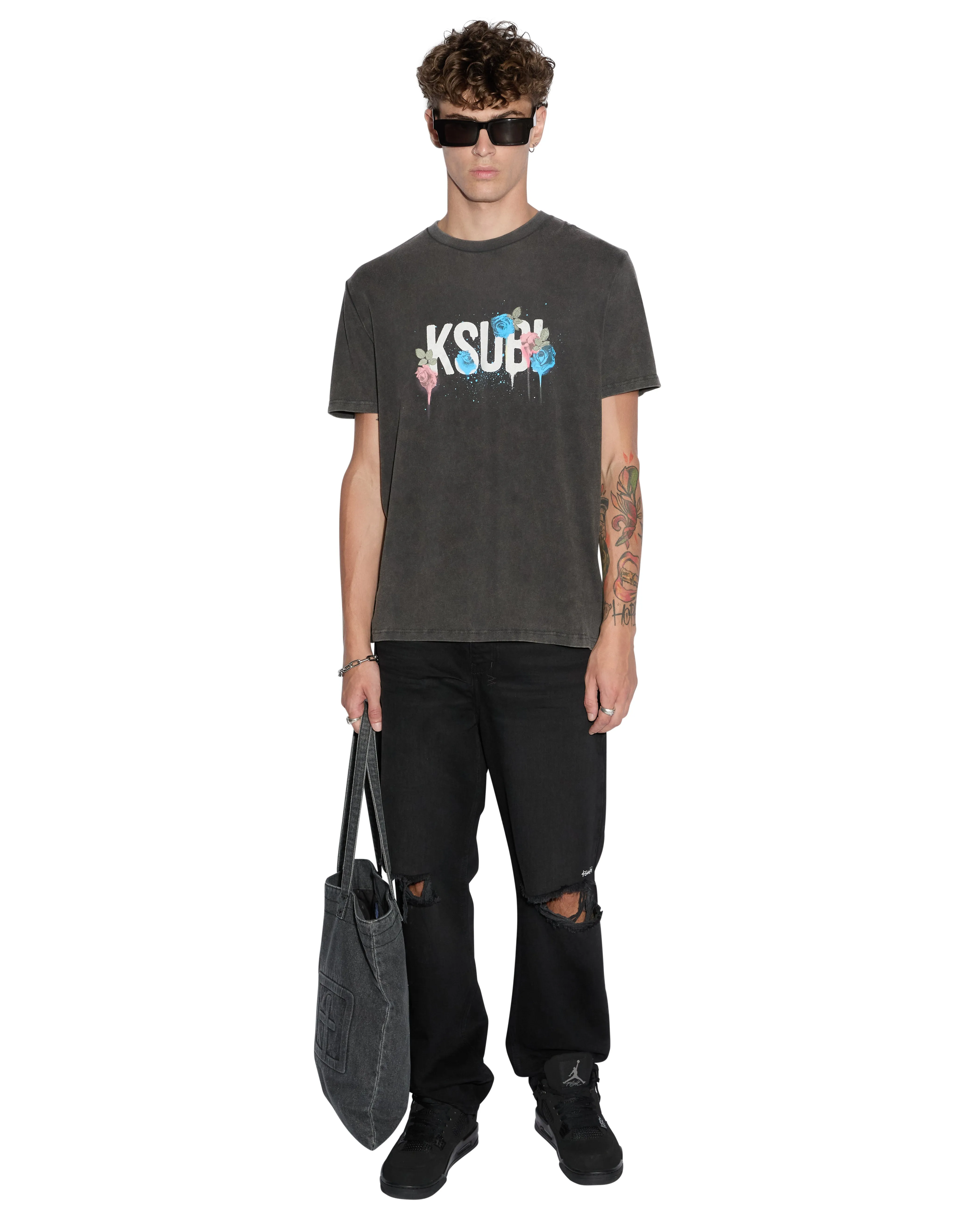 Antibacterial Fiber GRAFF ROSE KASH SS TEE ACID GREY All Day Comfort MultiPocket Design
