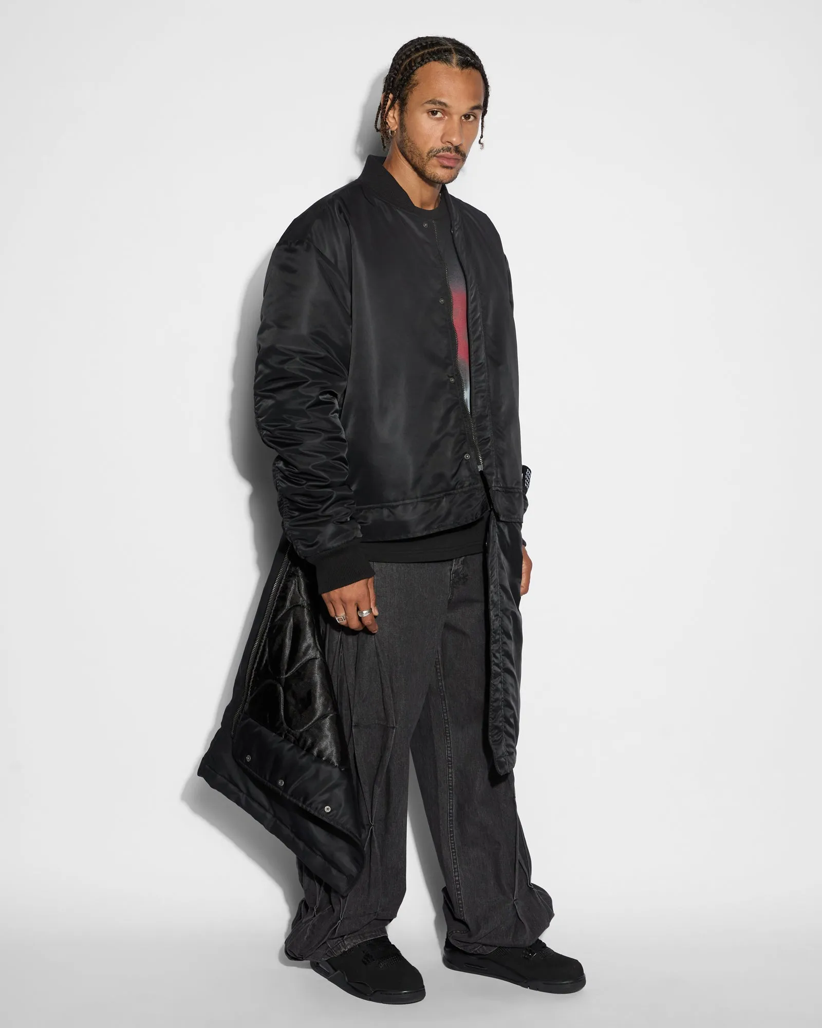 TemperatureRegulating Fabric AntiBacterialTreatment COSY BOY JACKET BLACK