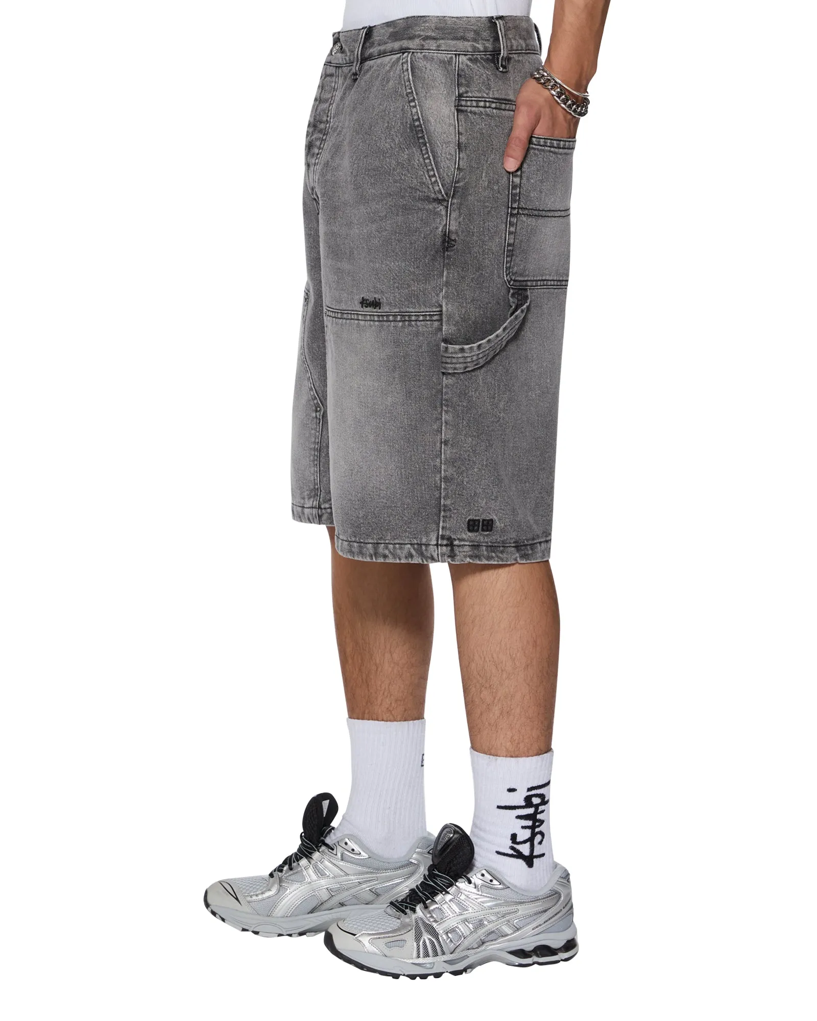 MAXX OPERATOR SHORT SMOKE Double Stitched Seams swimming accessory