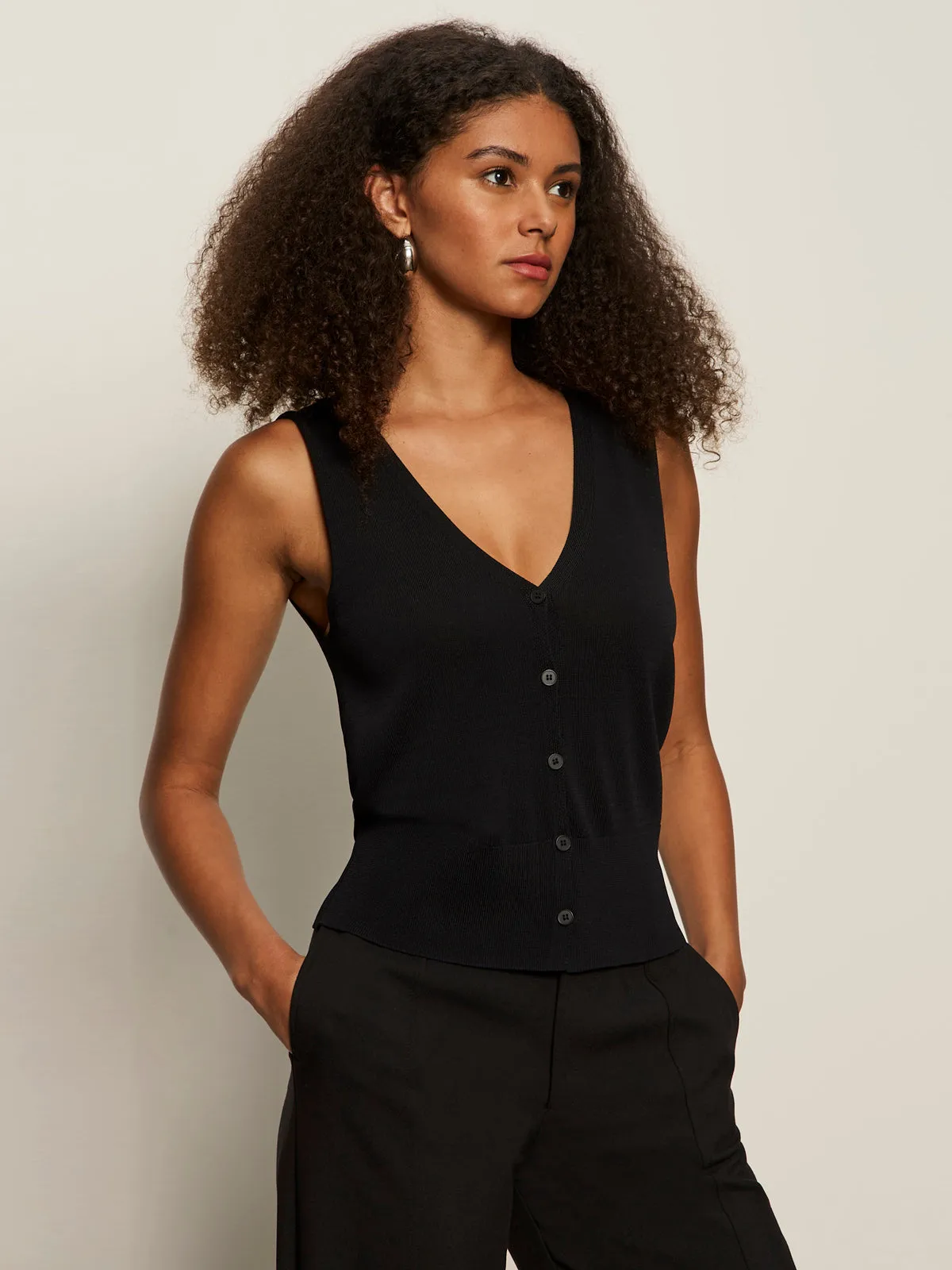 ResilientElasticBand Polished Barrel Pant Black