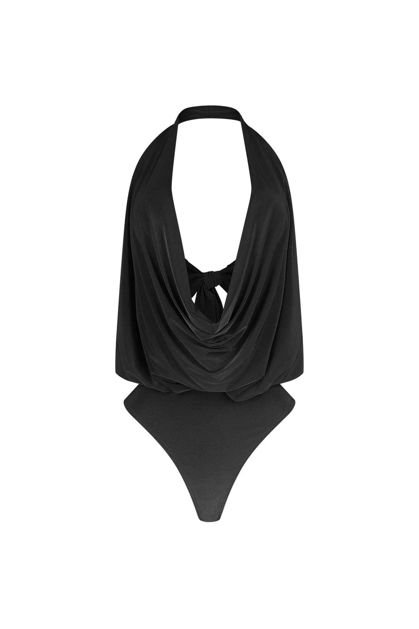 Softly Luxurious Cowl Bodysuit Tagless Comfort Collar