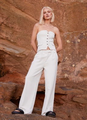 Midnight City Suit Pants - Pebble Reflective accents Easy Travel